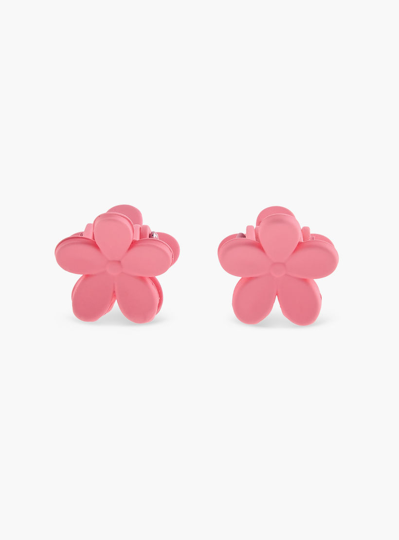 Pack of 10 Floral Hair Clamp-women-hairaccessories-clamps-image-3
