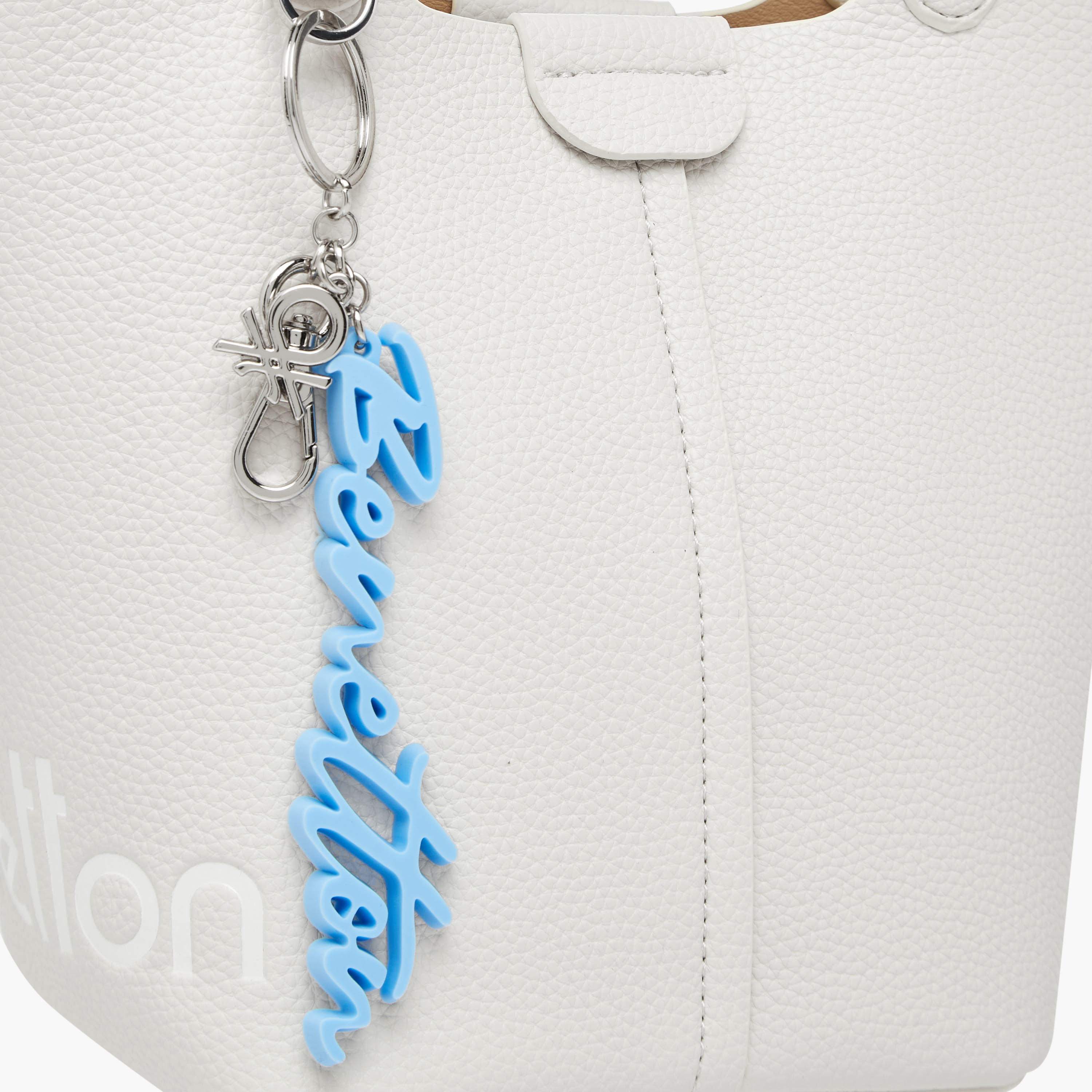 UCB Textured Mini Tote Bag with Bag Charm-women-bagsandwallets-handbags-image-5