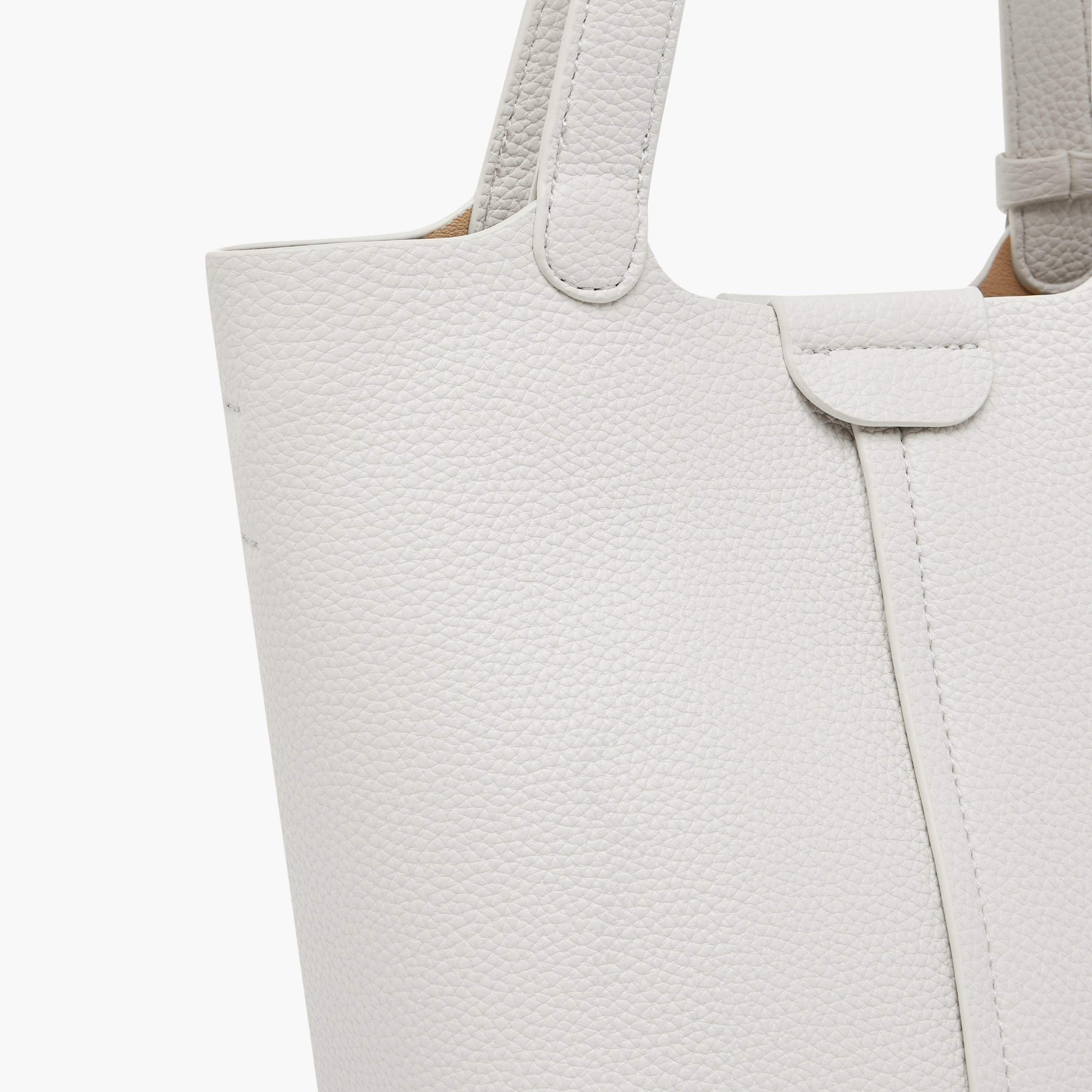 UCB Textured Mini Tote Bag with Bag Charm-women-bagsandwallets-handbags-image-6