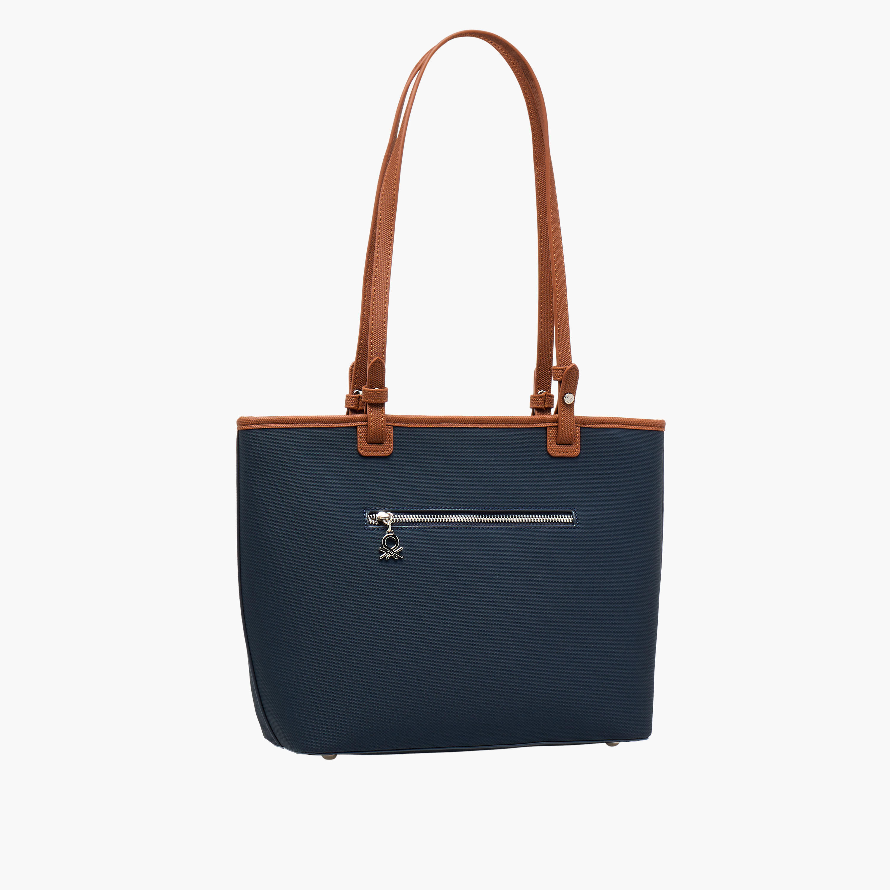 شنطة توت بتفاصيل شعار بارز الملمس مع مقابض من يو سي بي-women-bagsandwallets-handbags-image-4