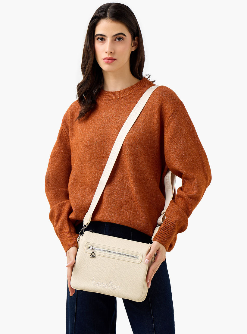شنطة كروس بودي بارزة الملمس بحزام قابل للتعديل من يو سي بي-women-bagsandwallets-handbags-image-8