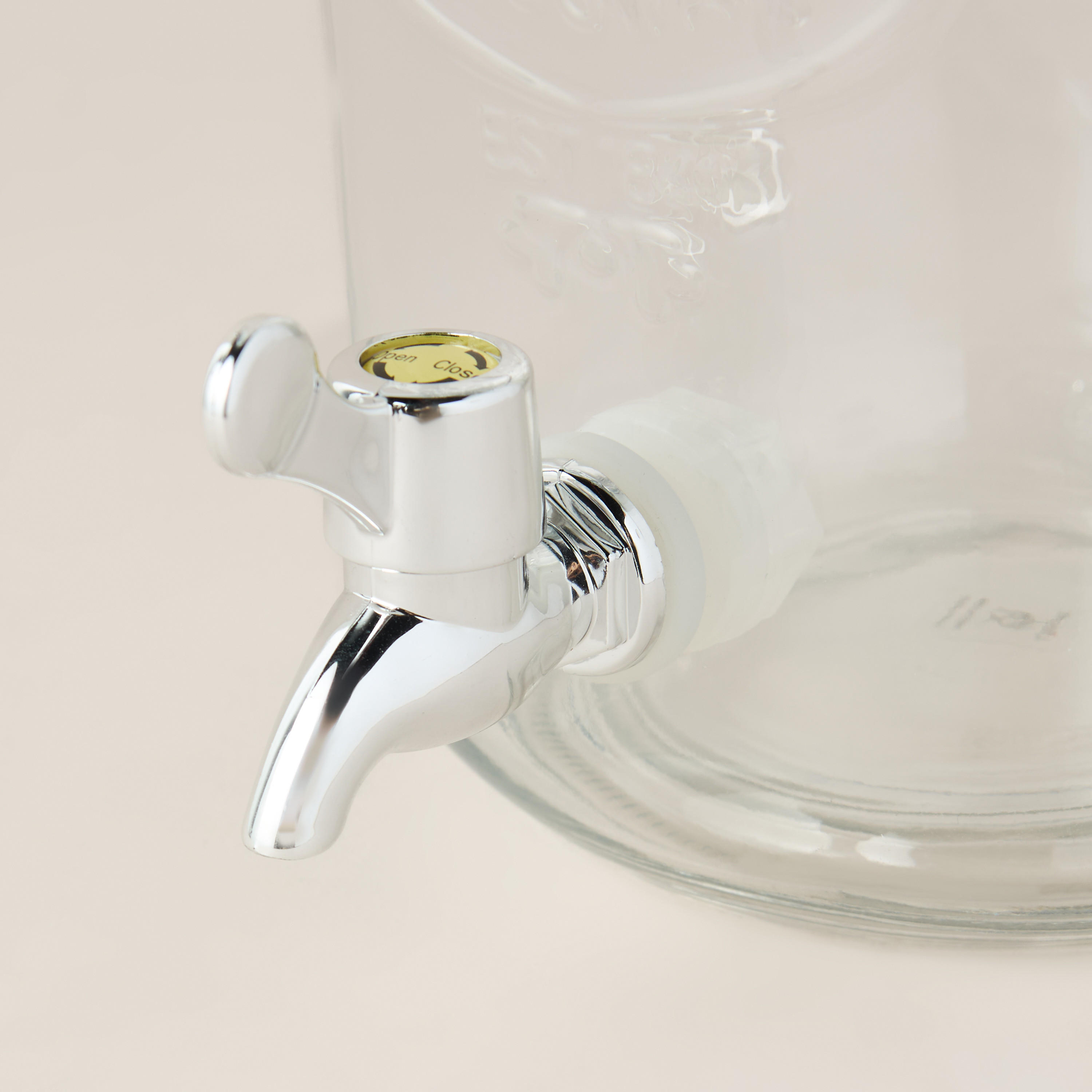Textured Glass Beverage Dispenser - 3 L-household-dining-drinkserveware-dispensers-image-5