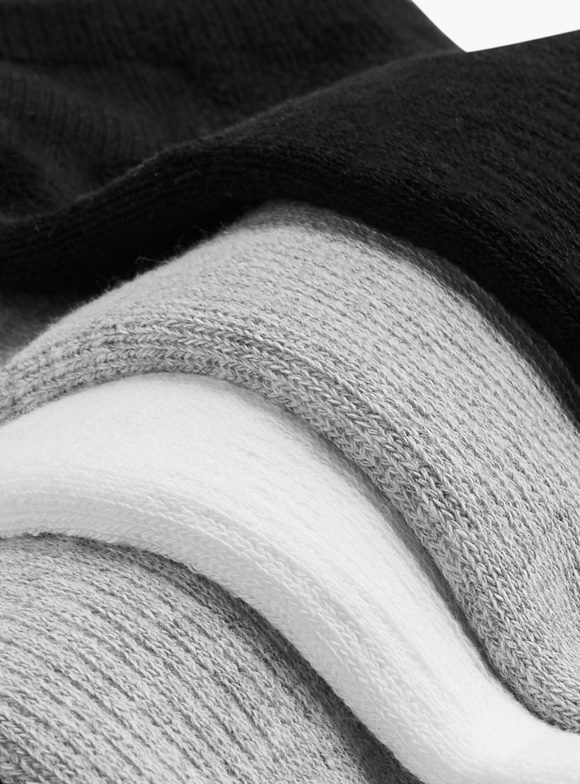 Skechers Solid Ankle Length Sports Socks - Set of 3-women-socksandstockings-image-4