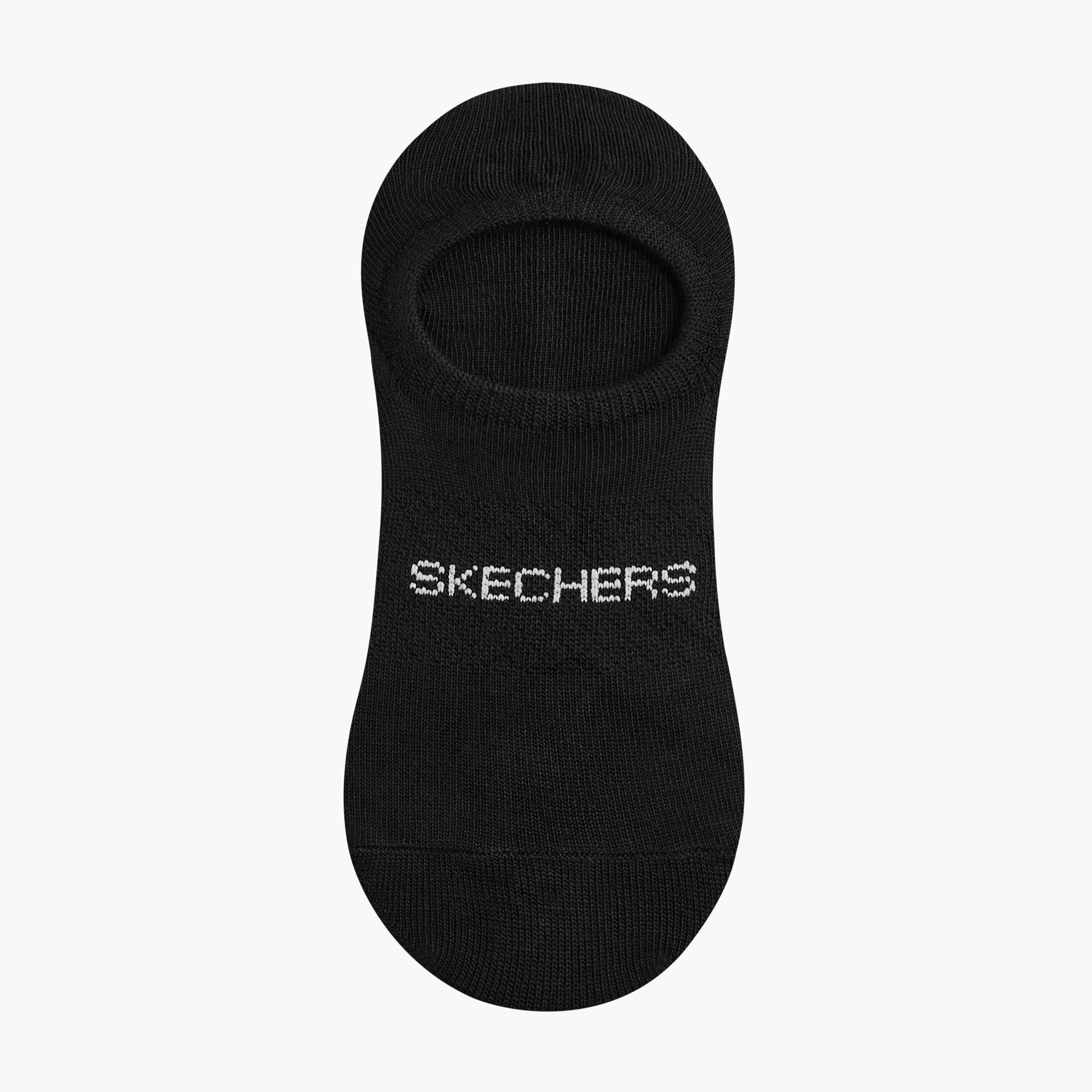 Skechers Textured No Show Socks - Set of 3-women-socksandstockings-image-2