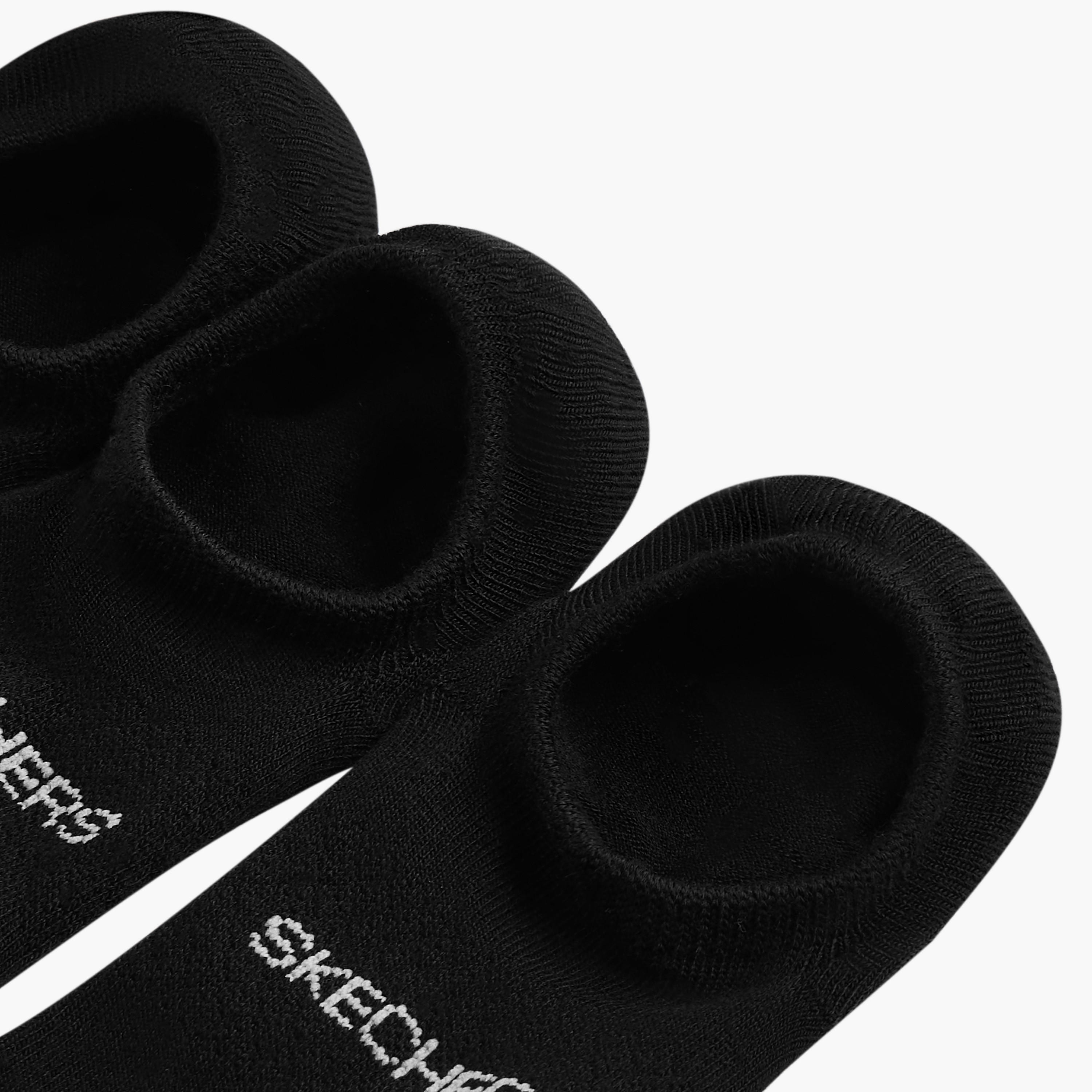 Skechers Textured No Show Socks - Set of 3-women-socksandstockings-image-4