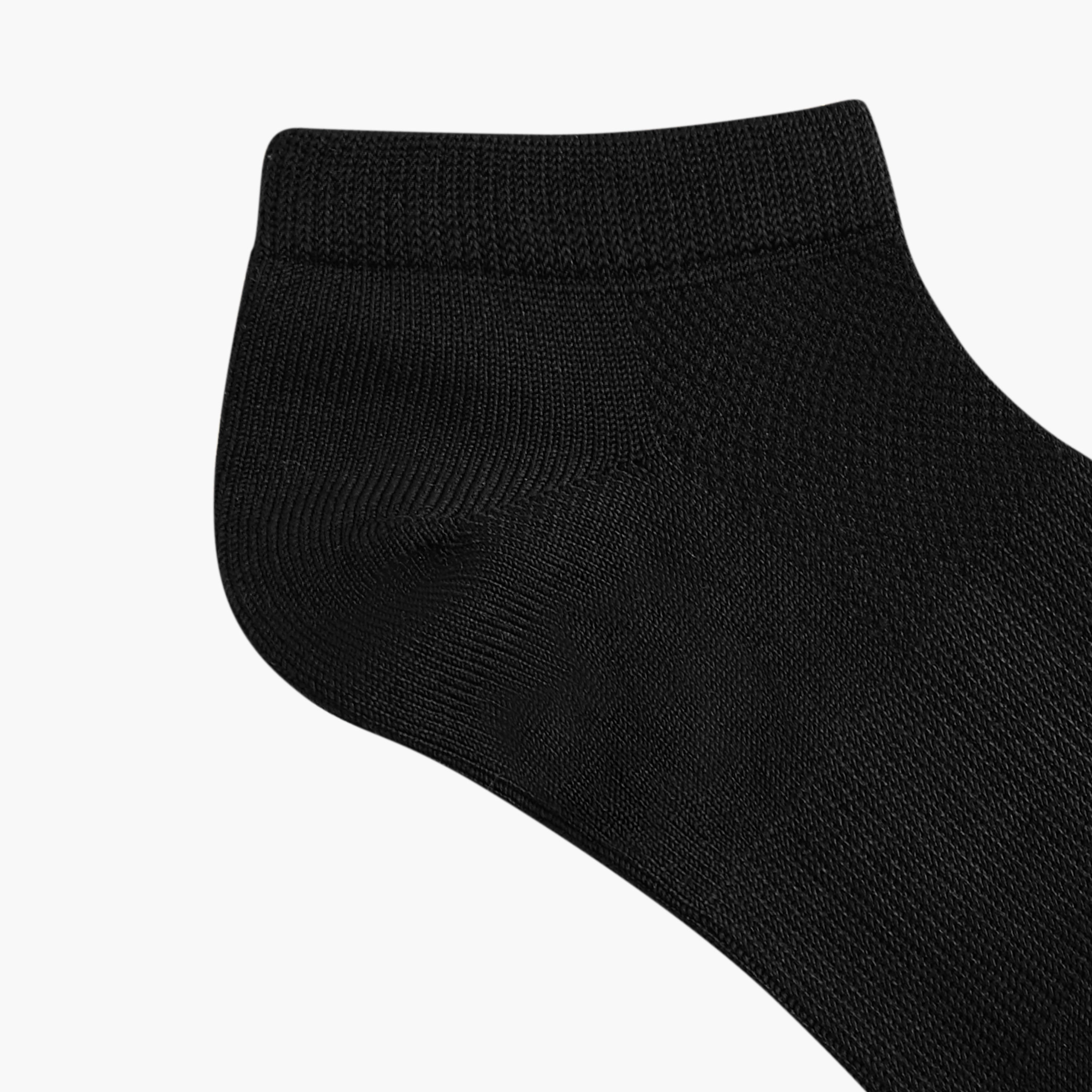 Skechers Solid Ankle Length Socks - Set of 3-girls-accessories-socks-image-5
