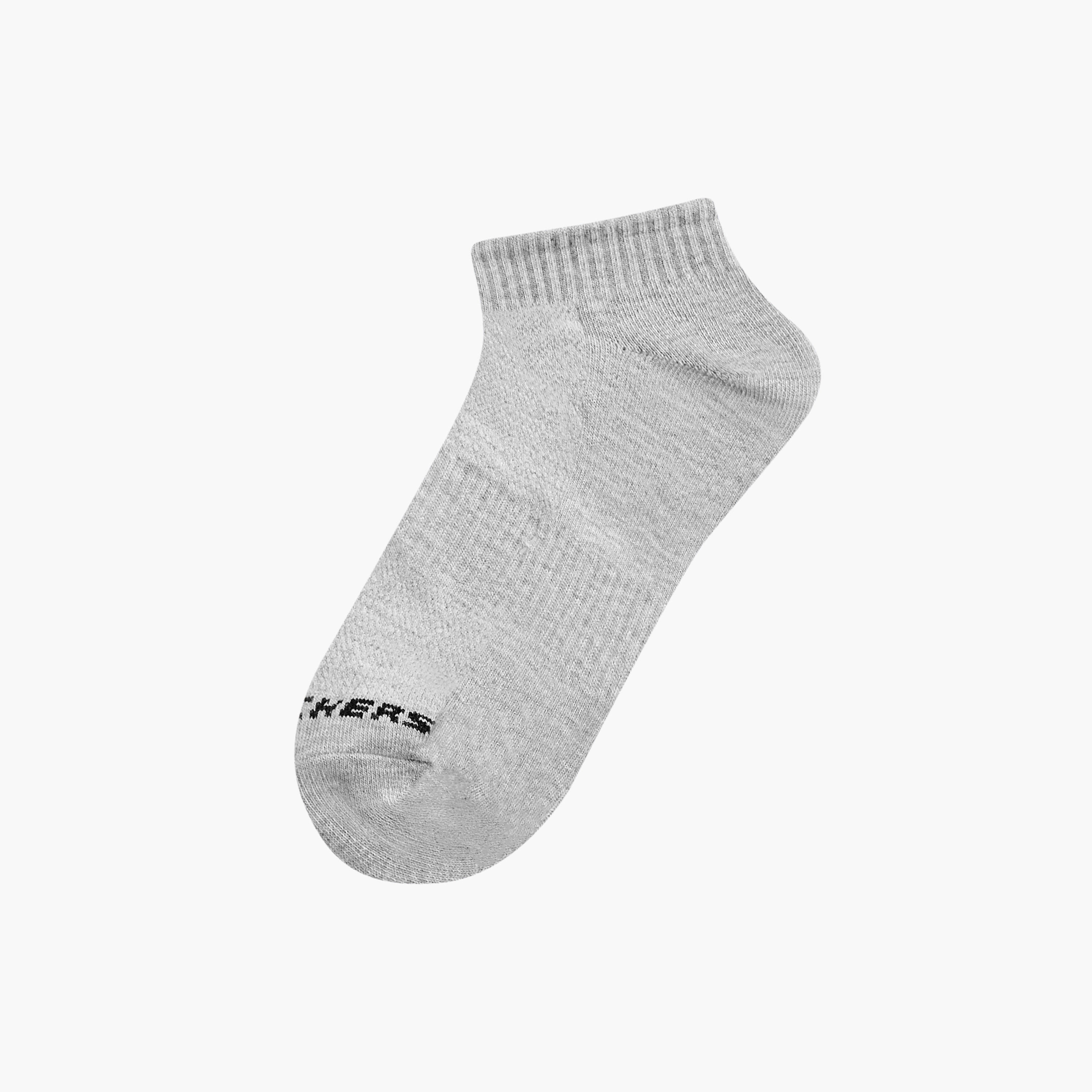 Skechers Solid Ankle Length Sports Socks - Set of 3-men-socks-image-2