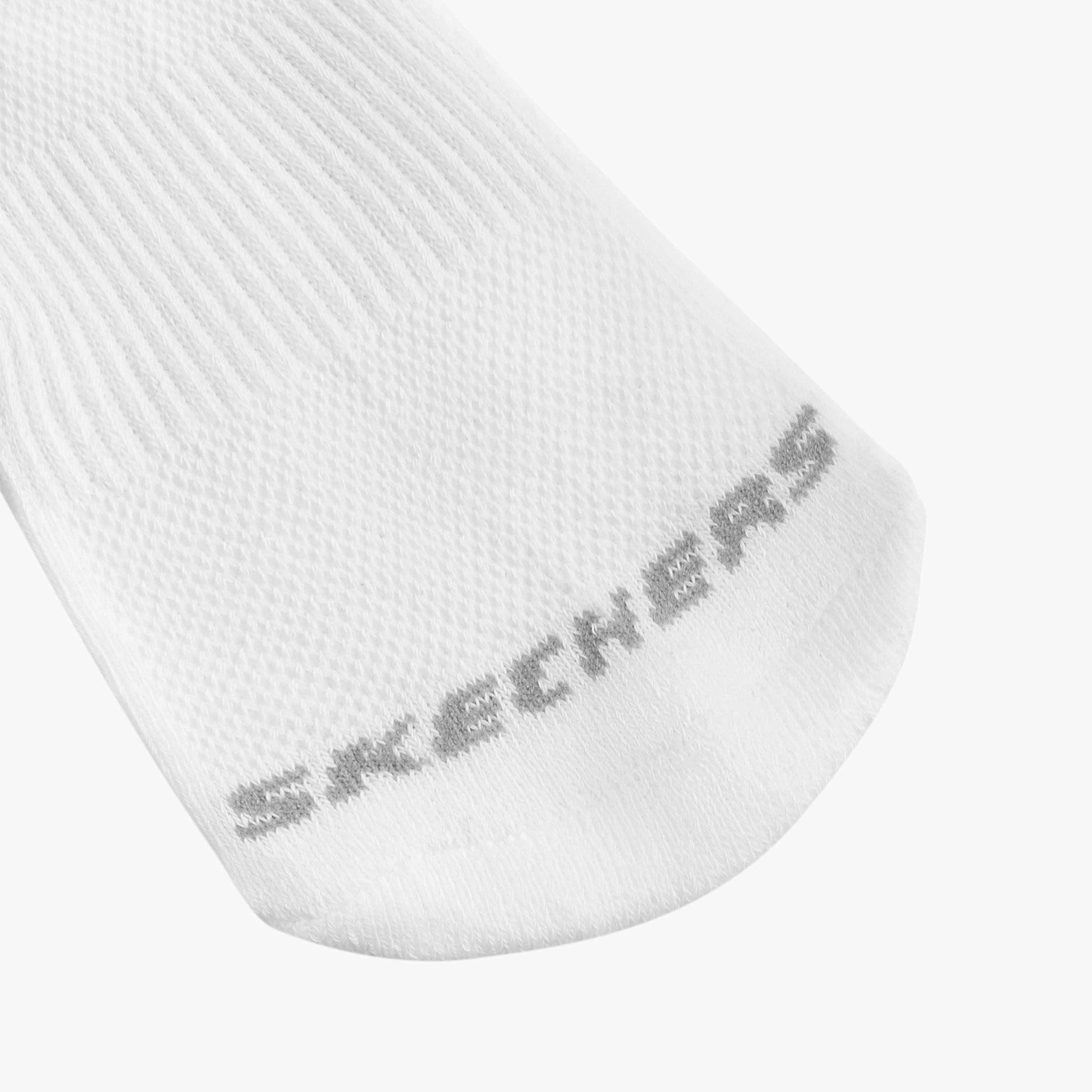Skechers Textured Ankle Length Sports Socks - Set of 3-men-socks-image-3