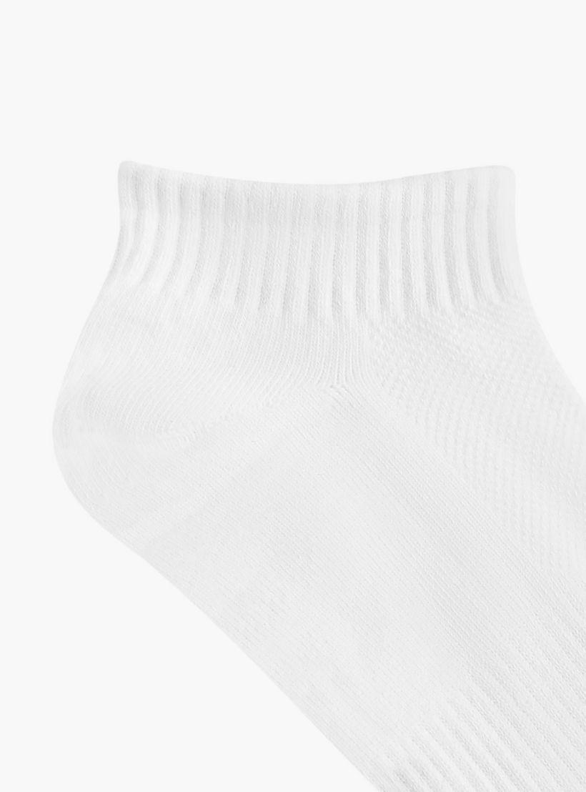 Skechers Textured Ankle Length Sports Socks - Set of 3-men-socks-image-5