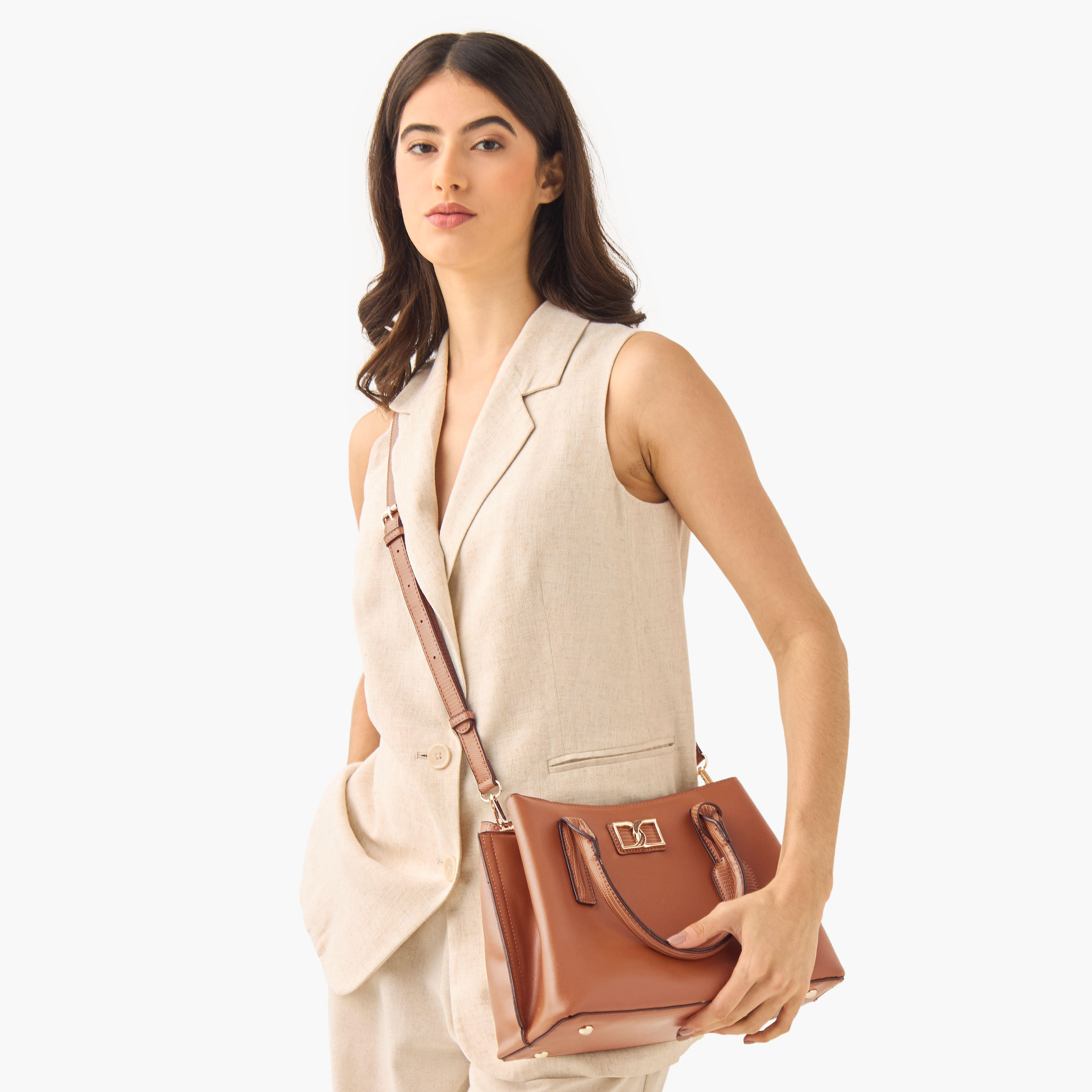 شنطة توتي بارزة الملمس بحزام قابل للفصل من ساشا-women-bagsandwallets-handbags-image-8