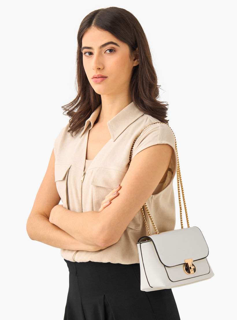 Sasha SAM Textured Crossbody Bag with Chain Strap-women-bagsandwallets-handbags-image-8