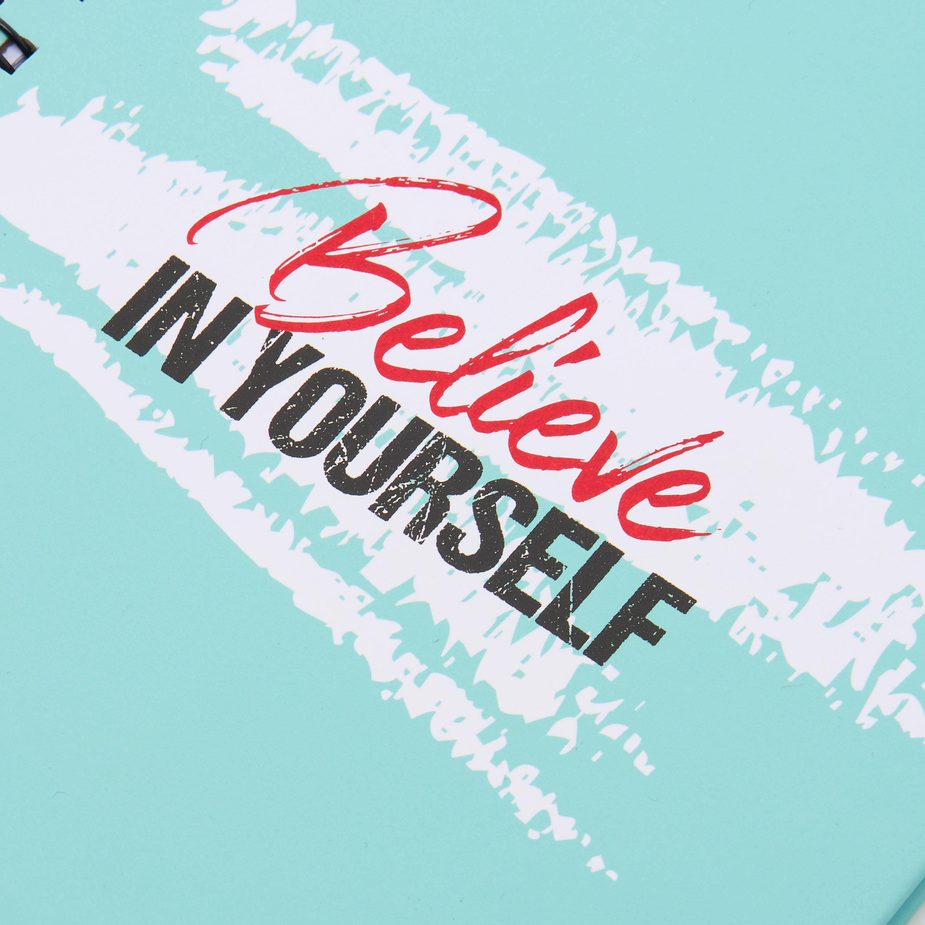 Slogan Print A5 Notebook with Spiral Binding - 80 Pages-school-stationery-notebooks-image-3