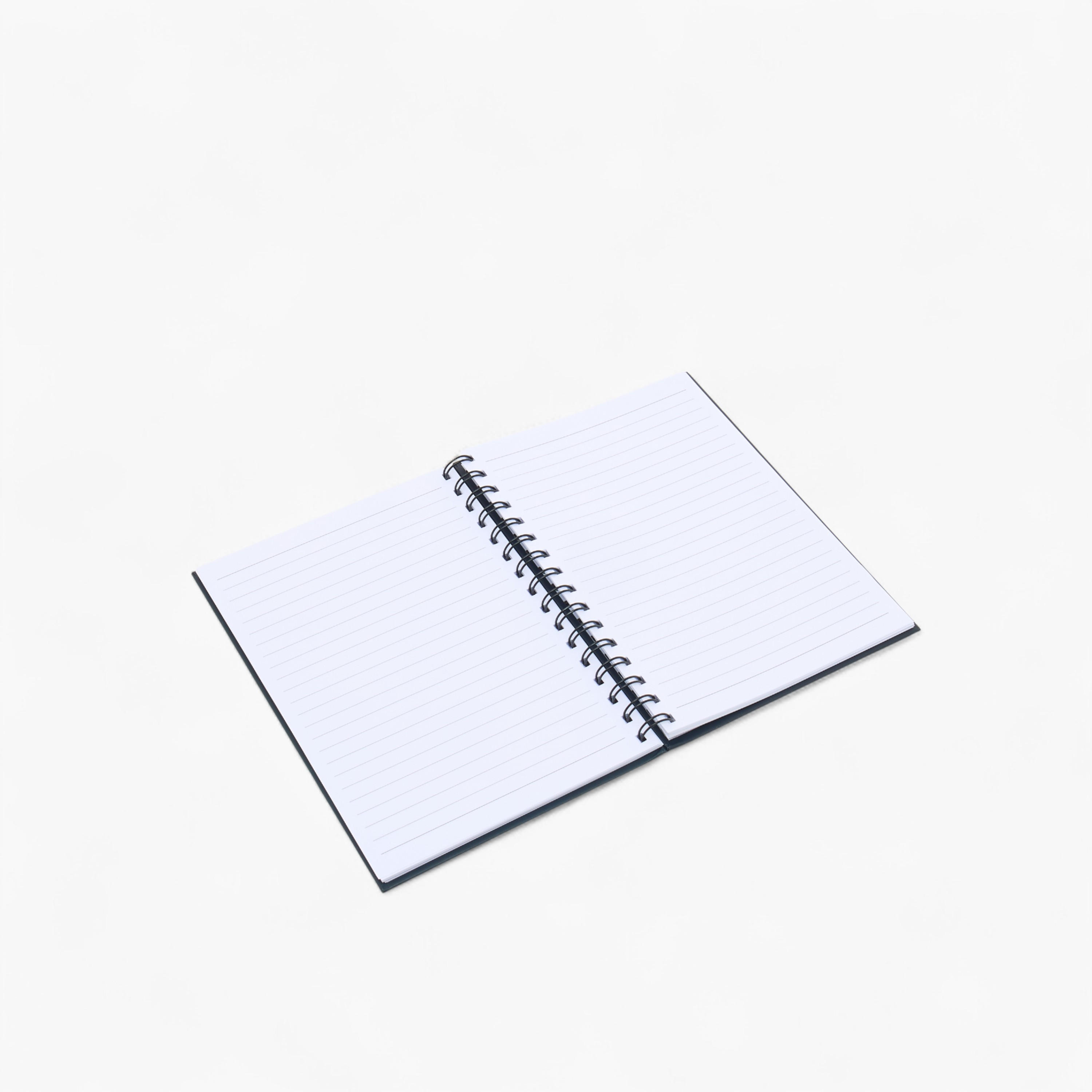 Slogan Print A5 Notebook with Spiral Binding - 80 Pages-school-stationery-notebooks-image-4
