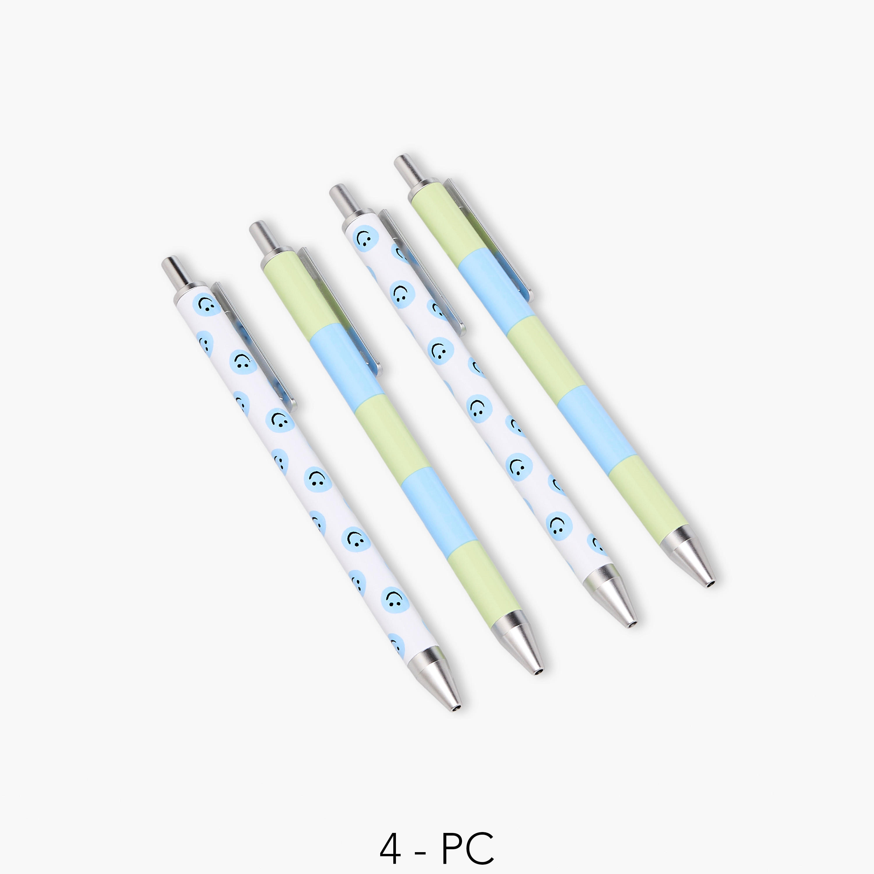 Ball Pen with Assorted Prints - Set of 4-school-stationery-pensandpencils-image-1