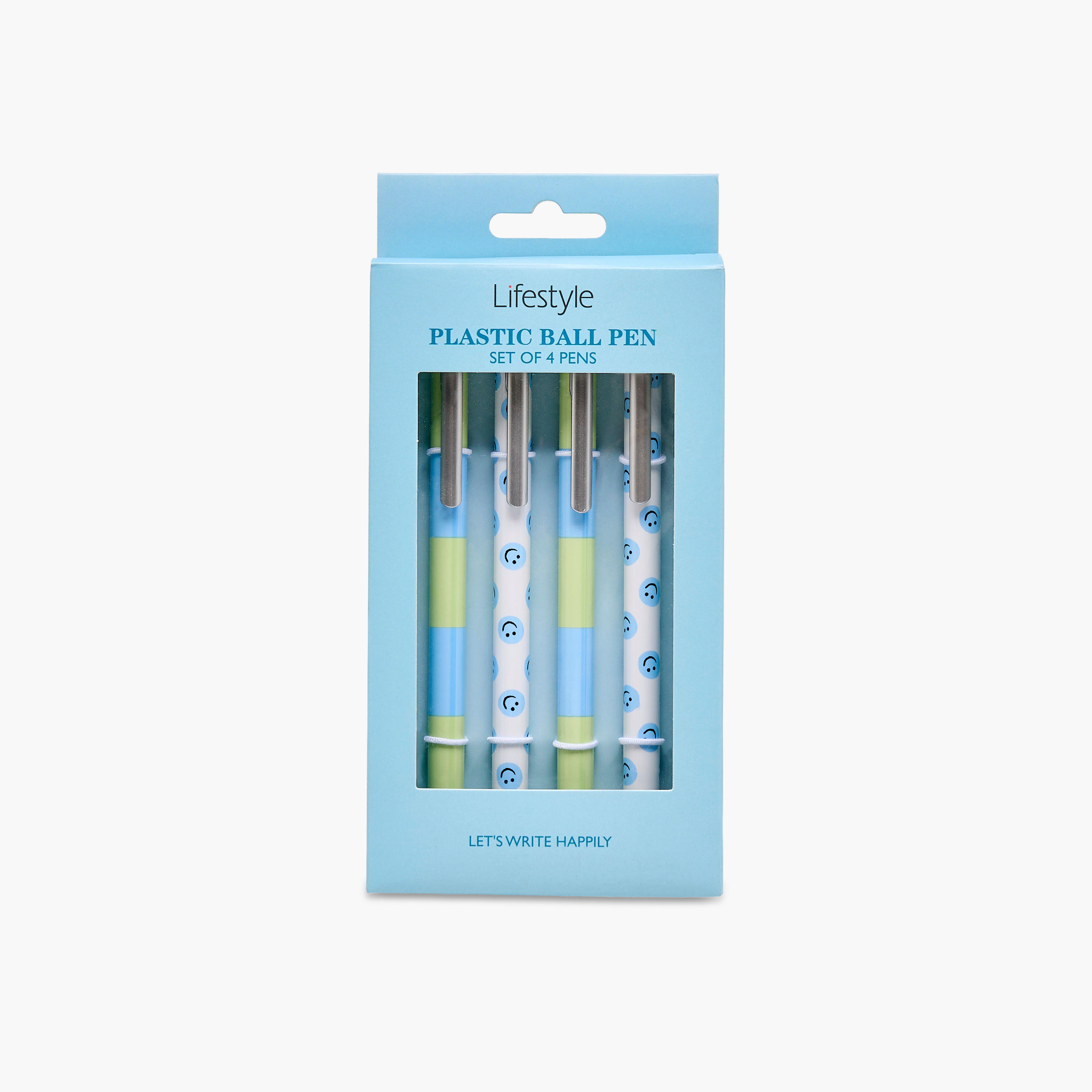 Ball Pen with Assorted Prints - Set of 4-school-stationery-pensandpencils-image-4