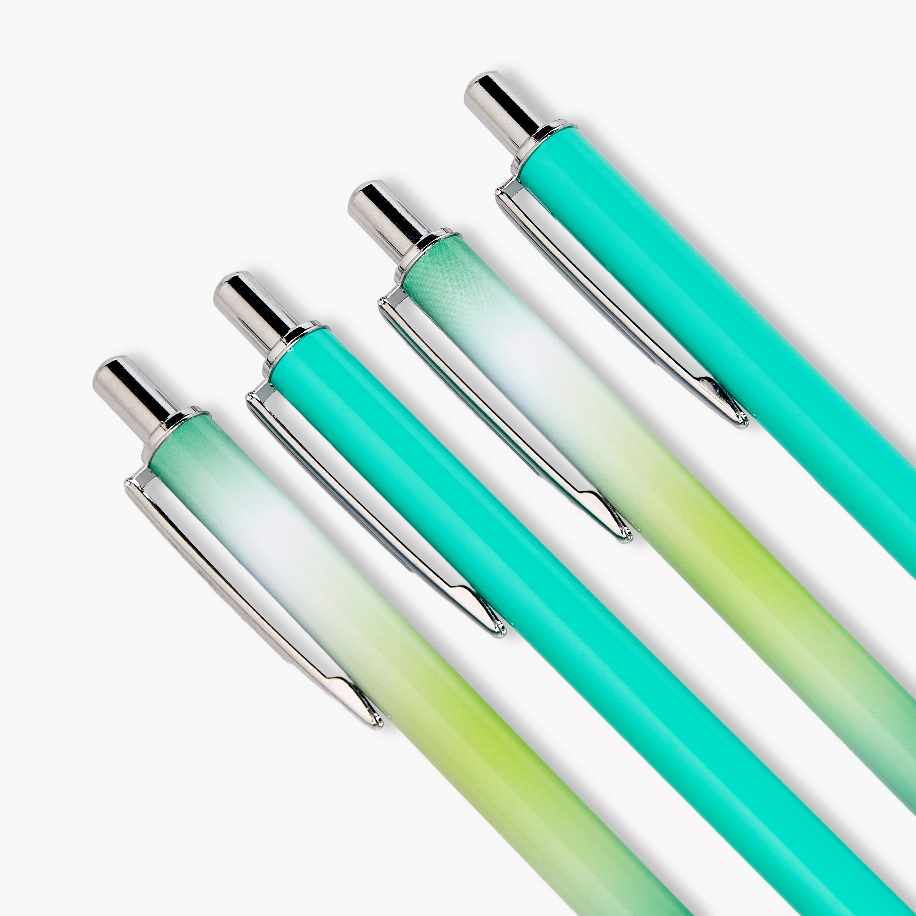 Ball Pen with Gradient Prints - Set of 4-school-stationery-pensandpencils-image-2