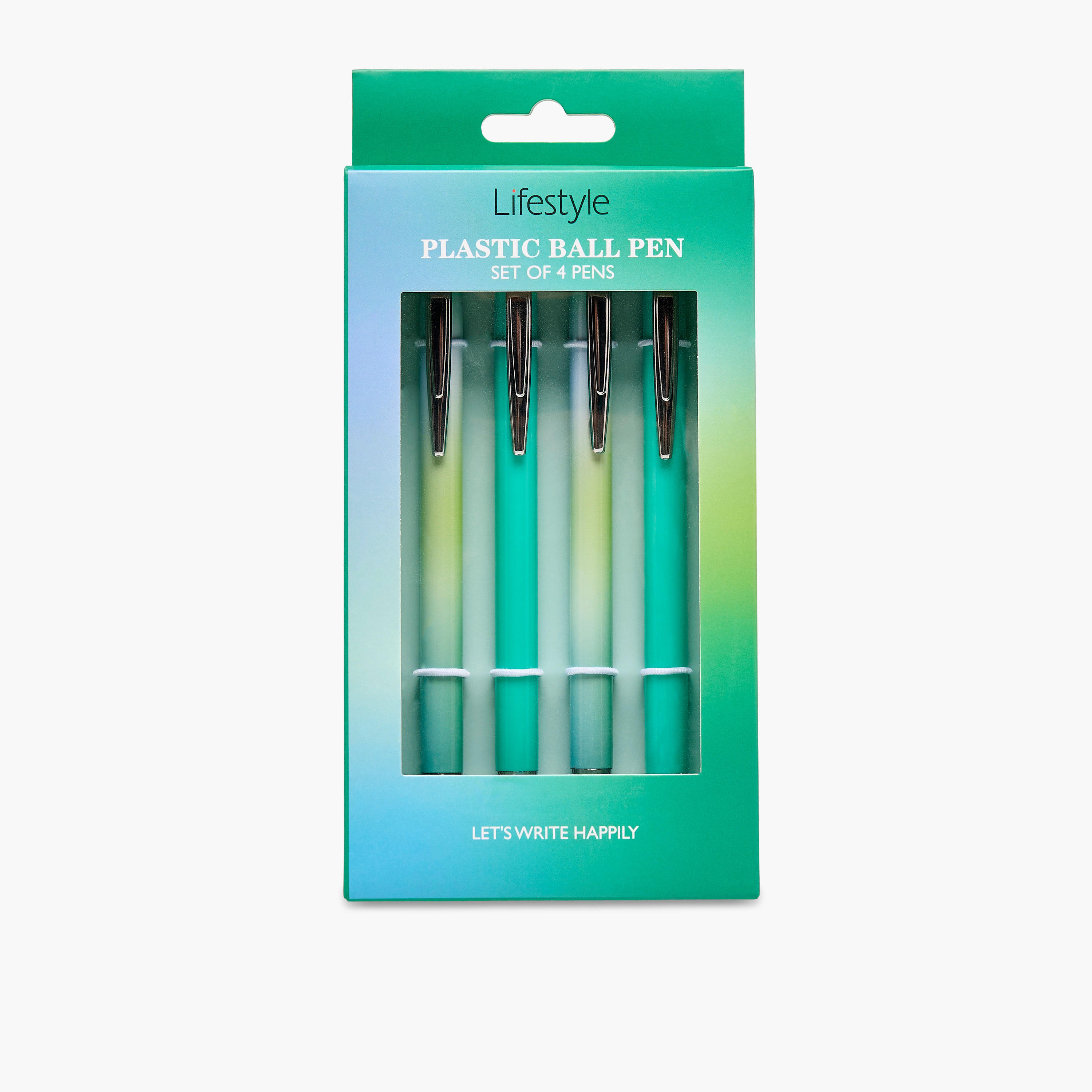 Ball Pen with Gradient Prints - Set of 4-school-stationery-pensandpencils-image-4