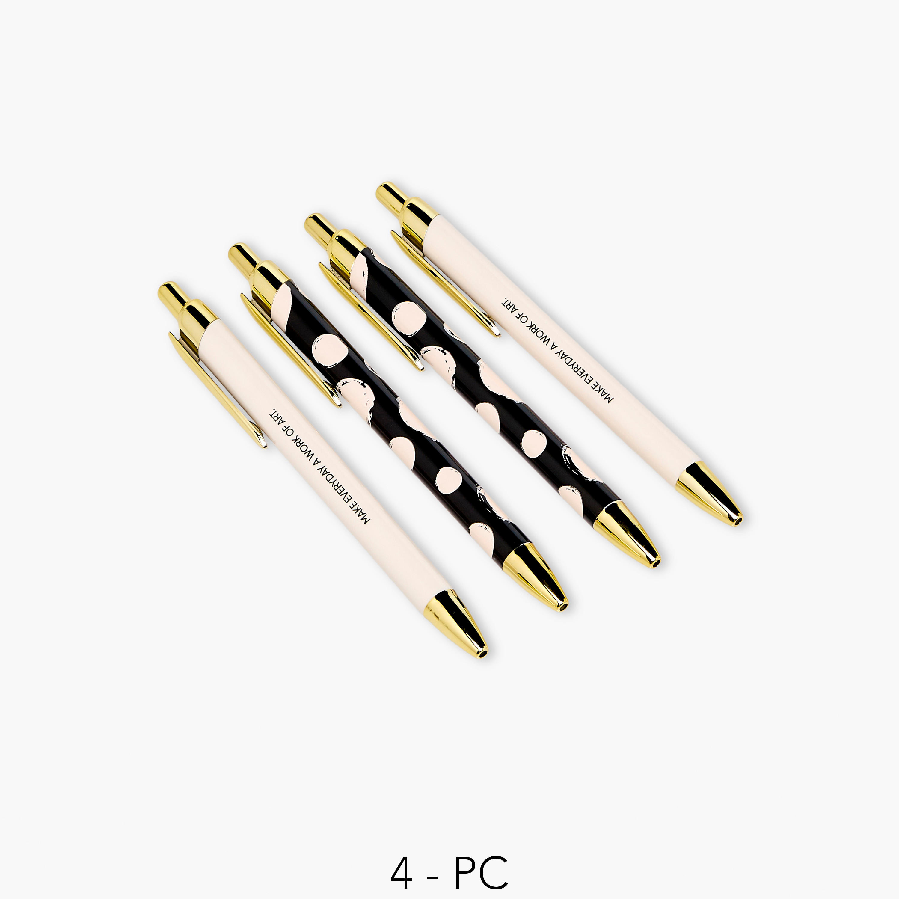 Ball Pen with Assorted Prints - Set of 4-school-stationery-pensandpencils-image-1