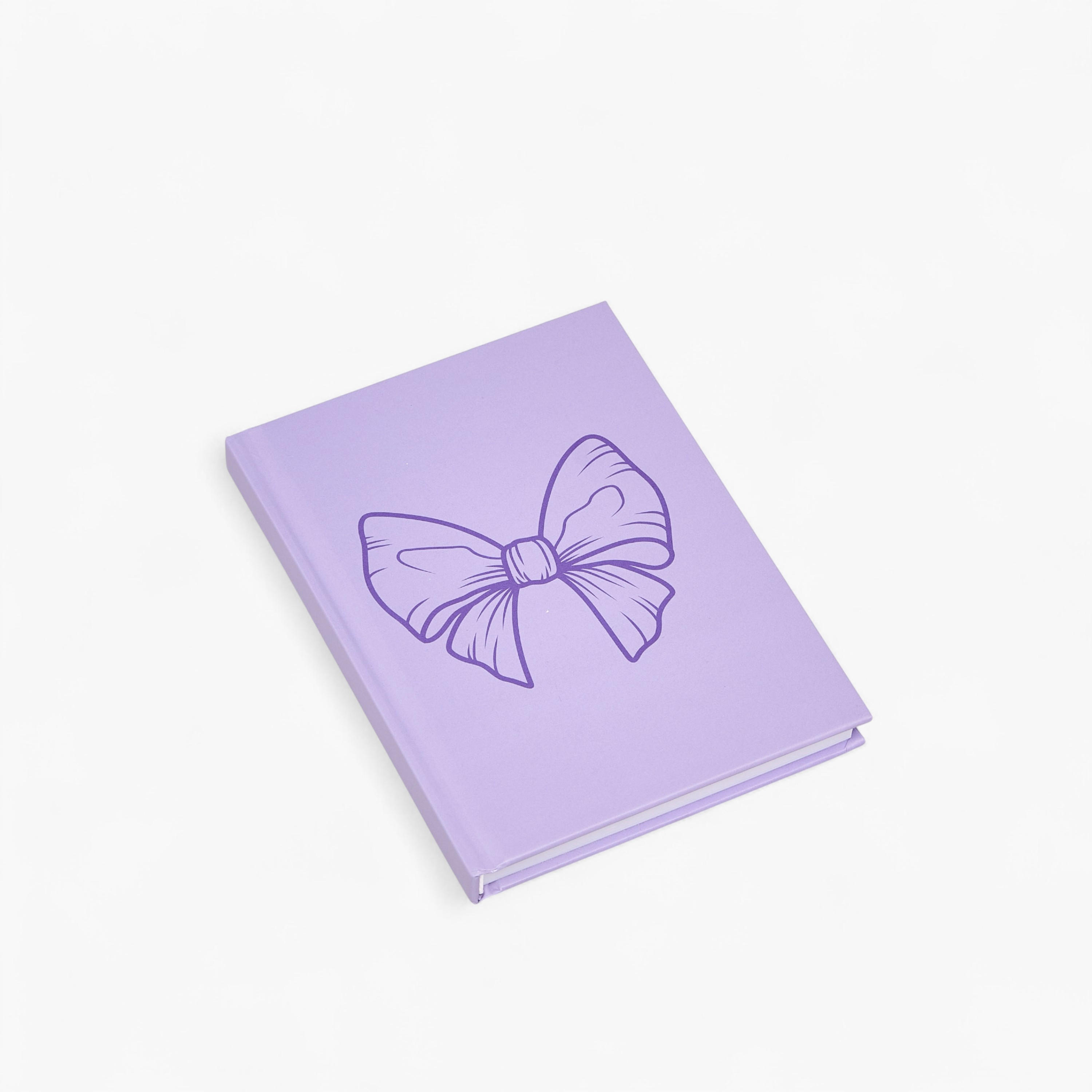 Bow Stationery Set with Book, Stickers, Pens - Set of 6-school-stationery-sets-image-2