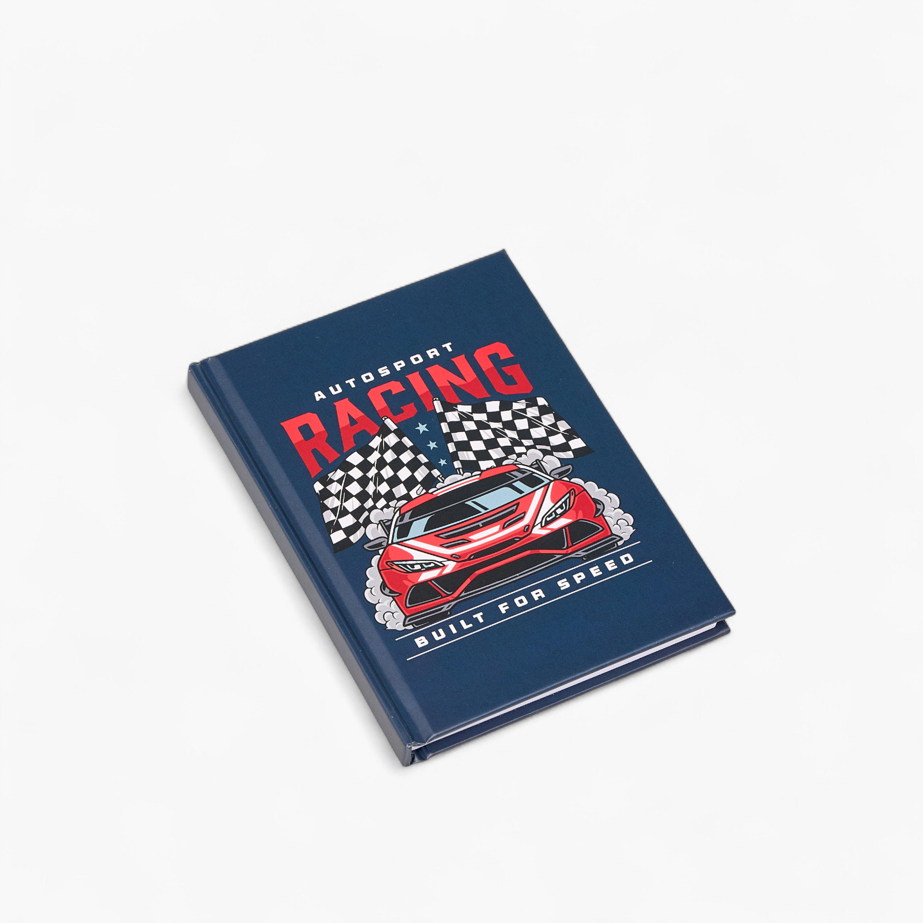 Racing Stationery Set with Book, Stickers, Pens - Set of 6-school-stationery-sets-image-2