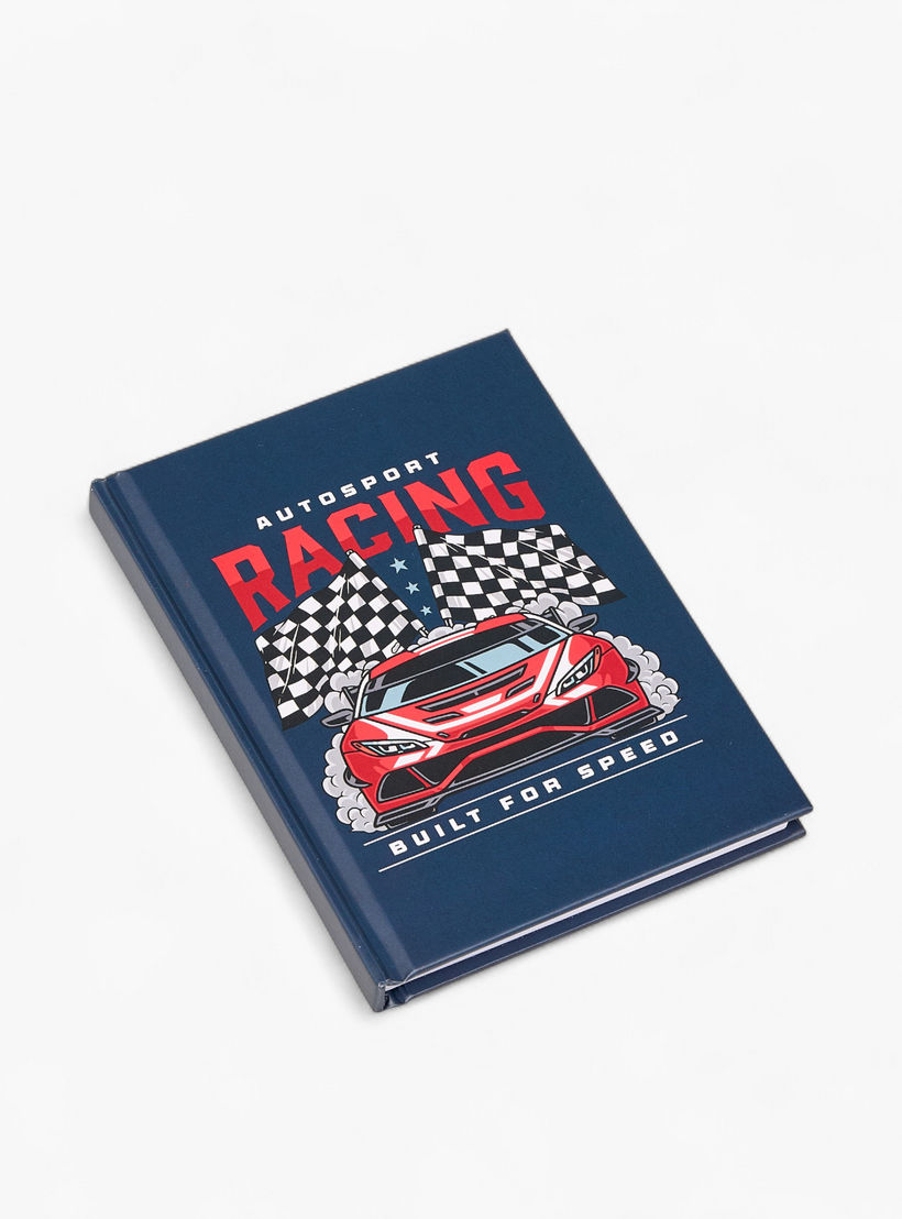 Racing Stationery Set with Book, Stickers, Pens - Set of 6-school-stationery-sets-image-2