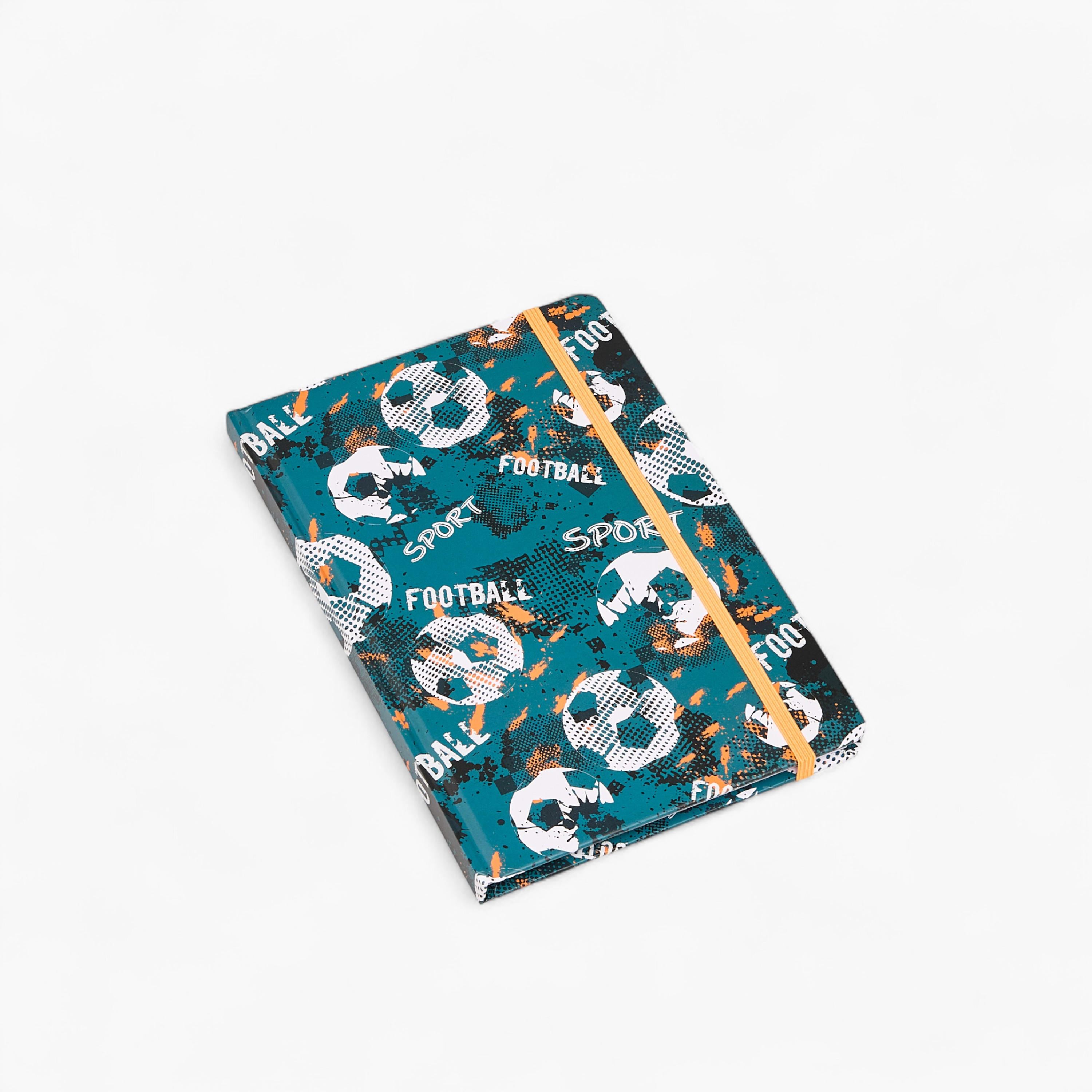 Football Print Stationery Set with Notebook, Tape, Stickers, Stencil - Set of 5-school-stationery-sets-image-2
