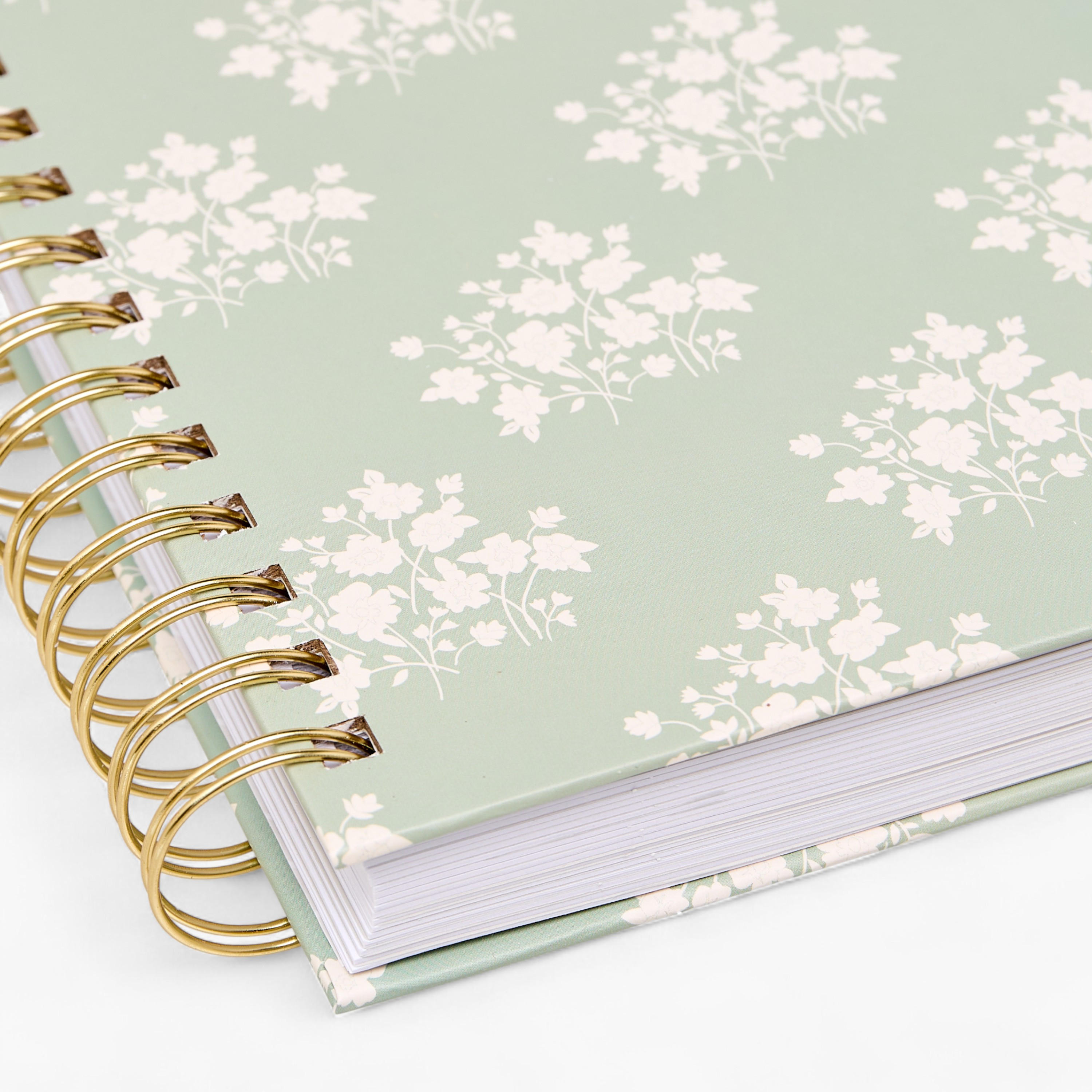 Floral Print Planner with Spiral Binding-school-stationery-notebooks-image-5