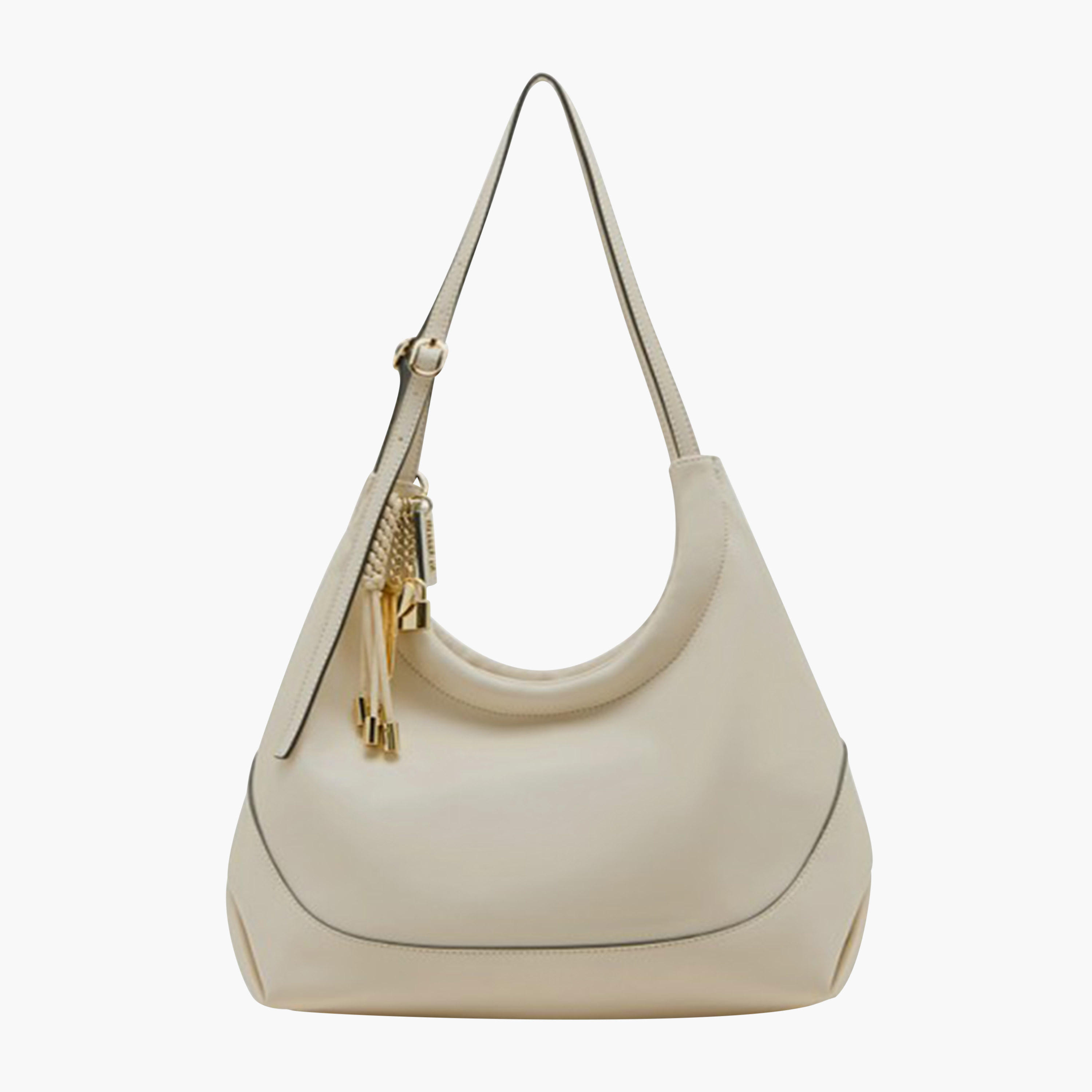 STEVE MADDEN Monotone Hobo Bag with Adjustable Strap-women-bagsandwallets-handbags-image-1