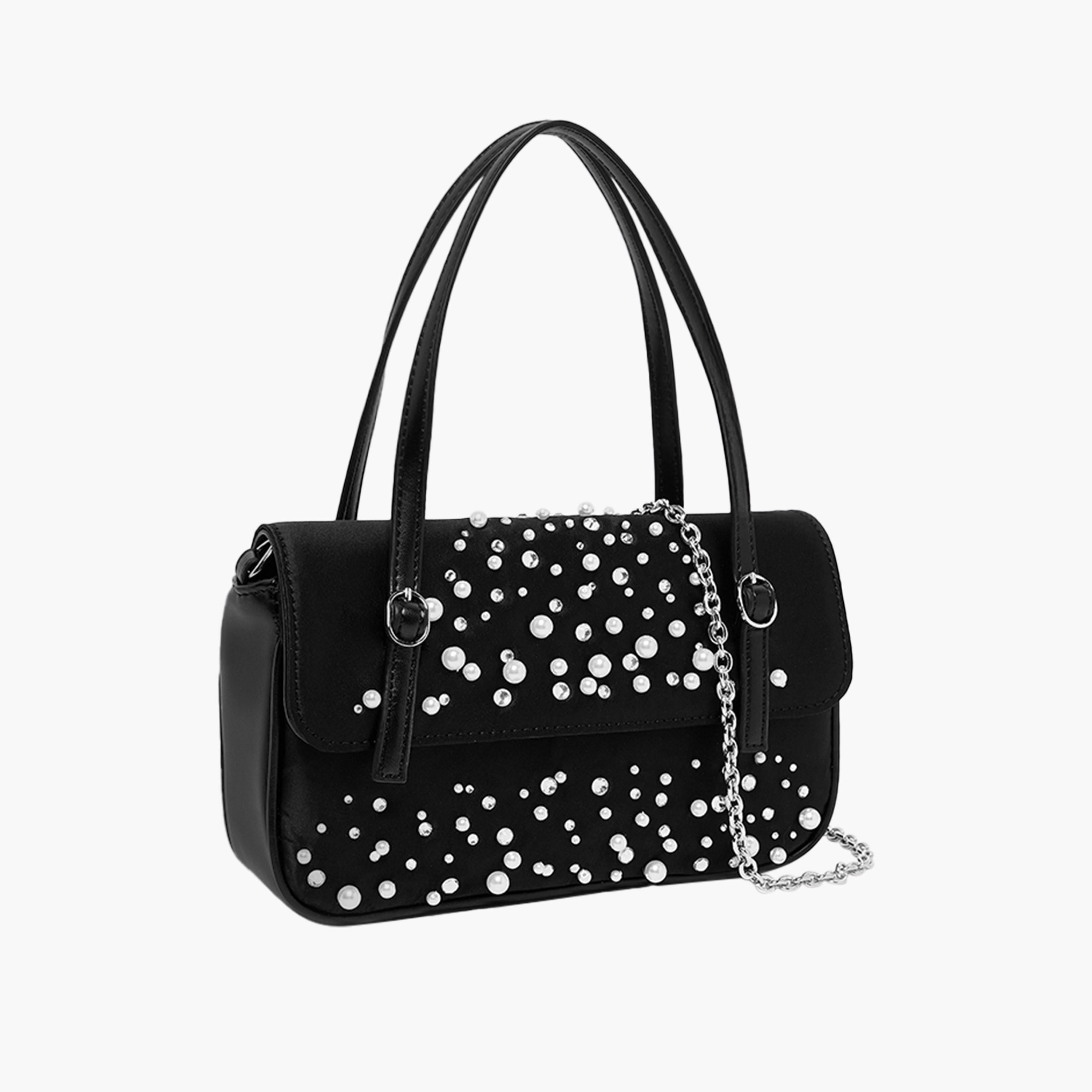 شنطة كتف مزينة وحزام سلسلة من ستيف مادن-women-bagsandwallets-handbags-image-3