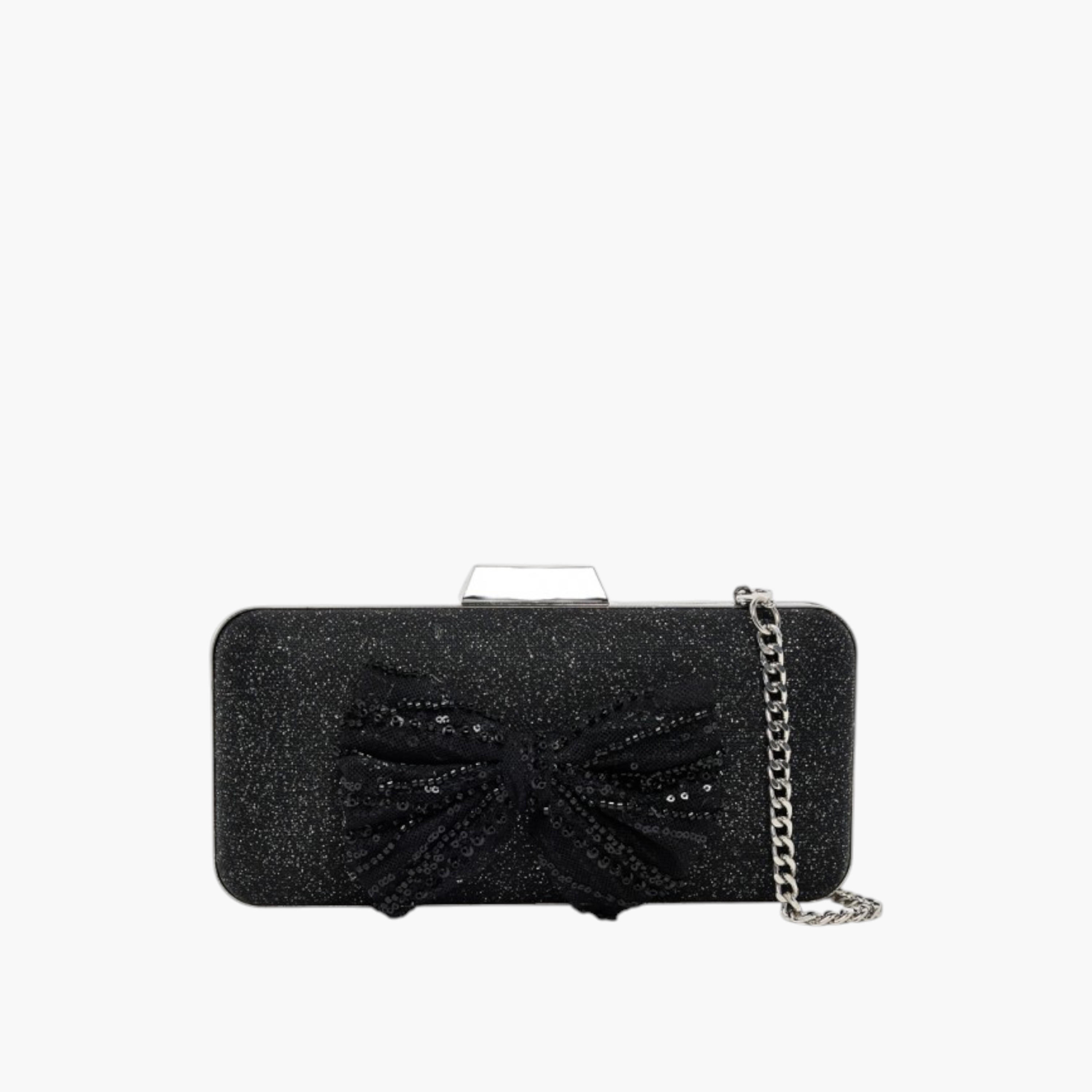 شنطة كلاتش مزينة بالترتر بحزام سلسلة من ستيف مادن-women-bagsandwallets-handbags-image-1