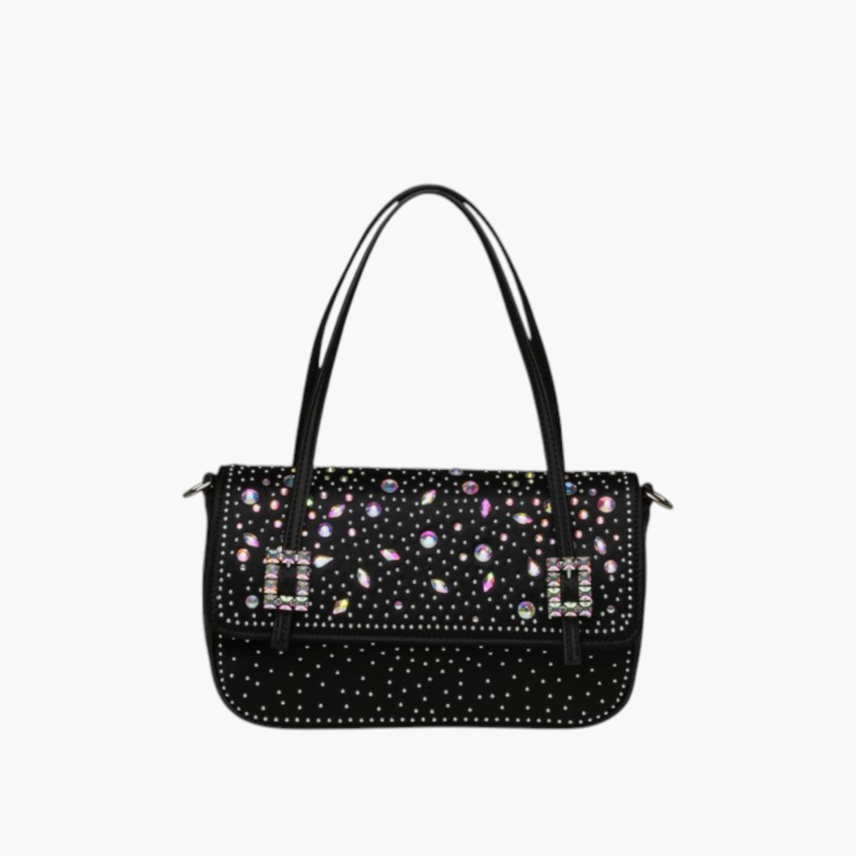 STEVE MADDEN Embellished Shoulder Bag with Chain Strap-women-bagsandwallets-handbags-image-1