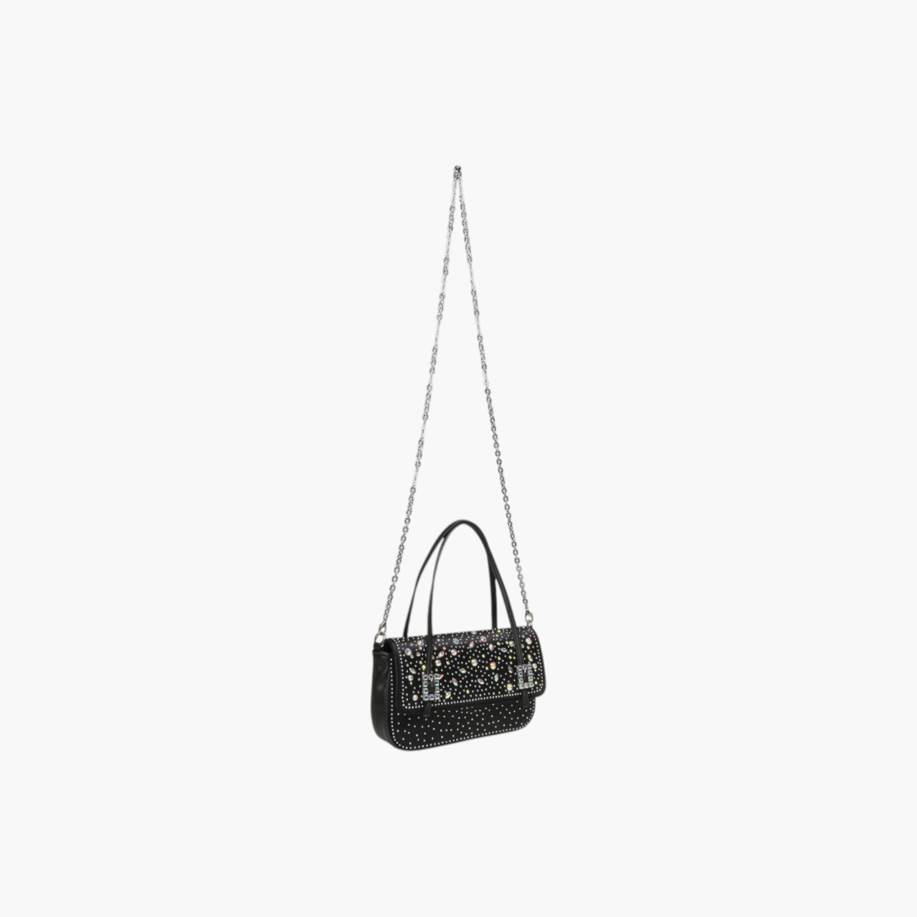 STEVE MADDEN Embellished Shoulder Bag with Chain Strap-women-bagsandwallets-handbags-image-3