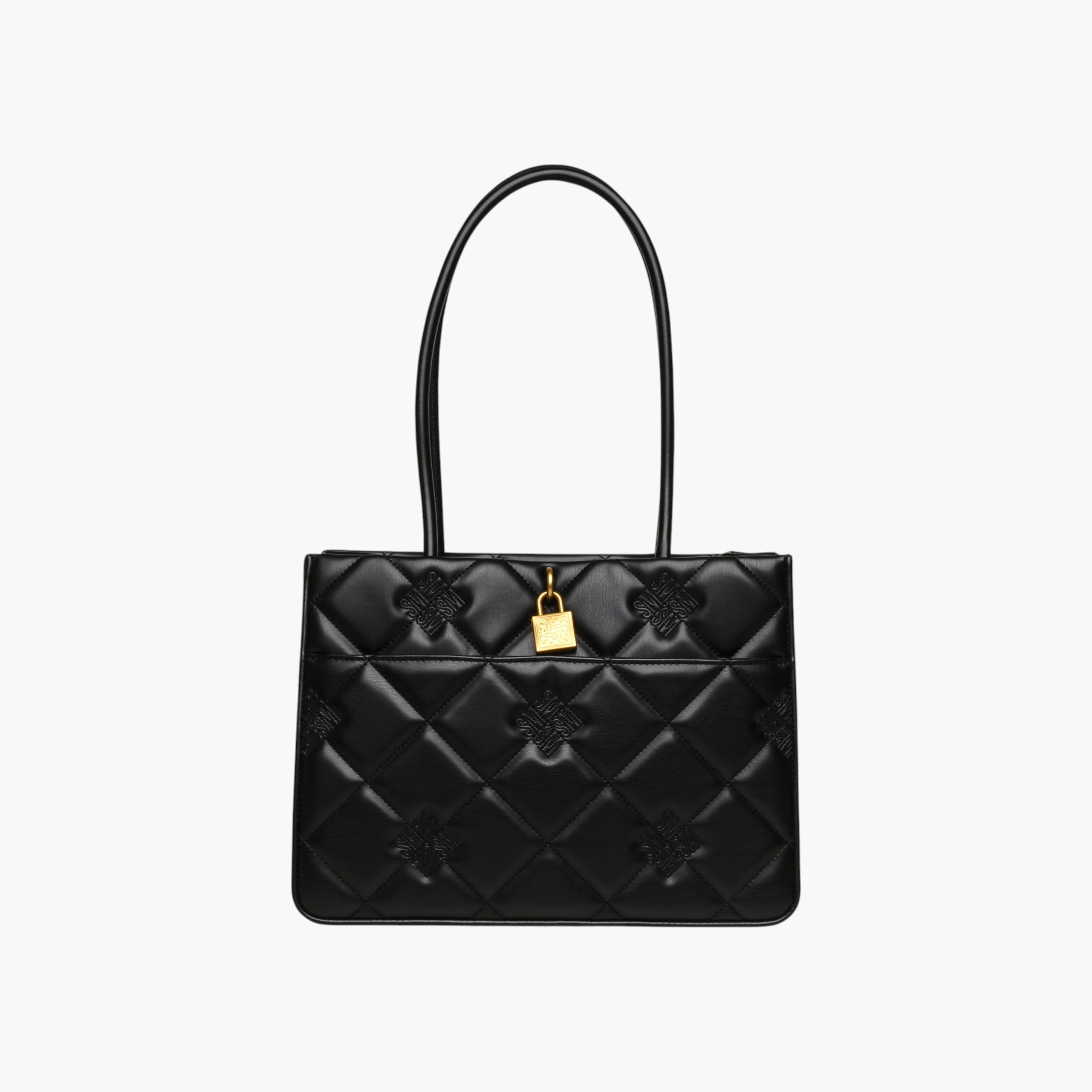 STEVE MADDEN Quilted Tote Bag with Double Handle-women-bagsandwallets-handbags-image-1