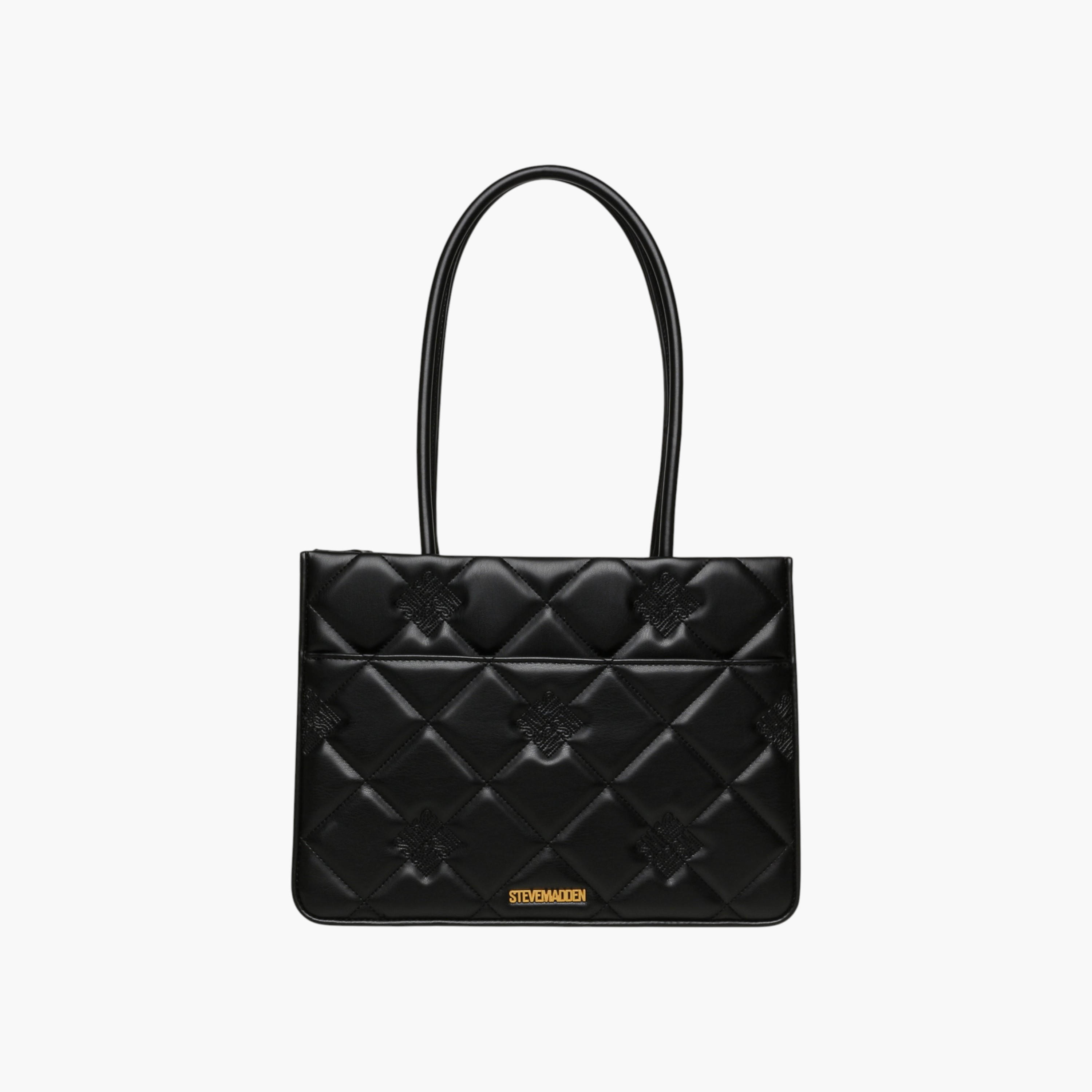 STEVE MADDEN Quilted Tote Bag with Double Handle-women-bagsandwallets-handbags-image-2