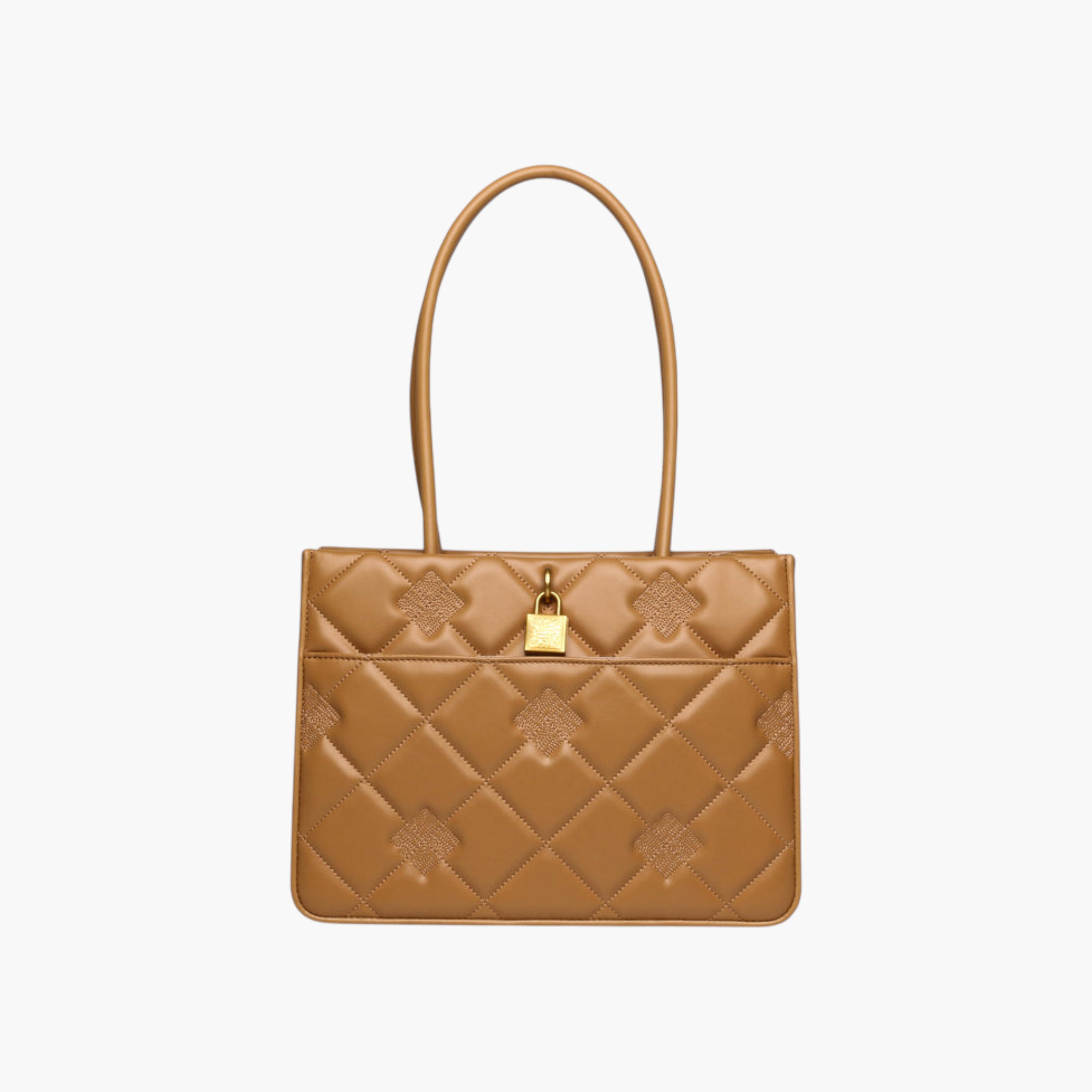 STEVE MADDEN Quilted Tote Bag with Double Handle-women-bagsandwallets-handbags-image-1