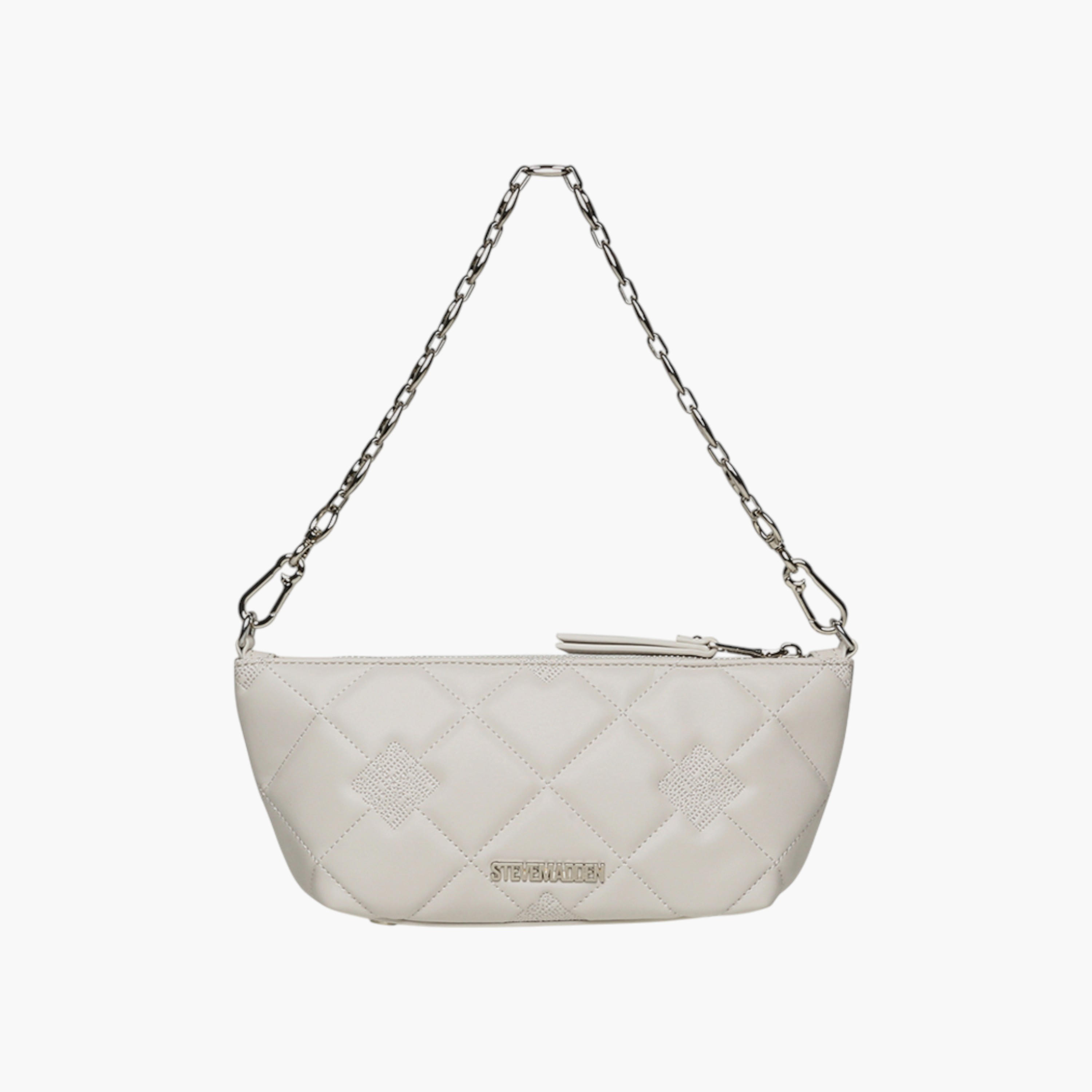 STEVE MADDEN Quilted Shoulder Bag with Chain Strap-women-bagsandwallets-handbags-image-1