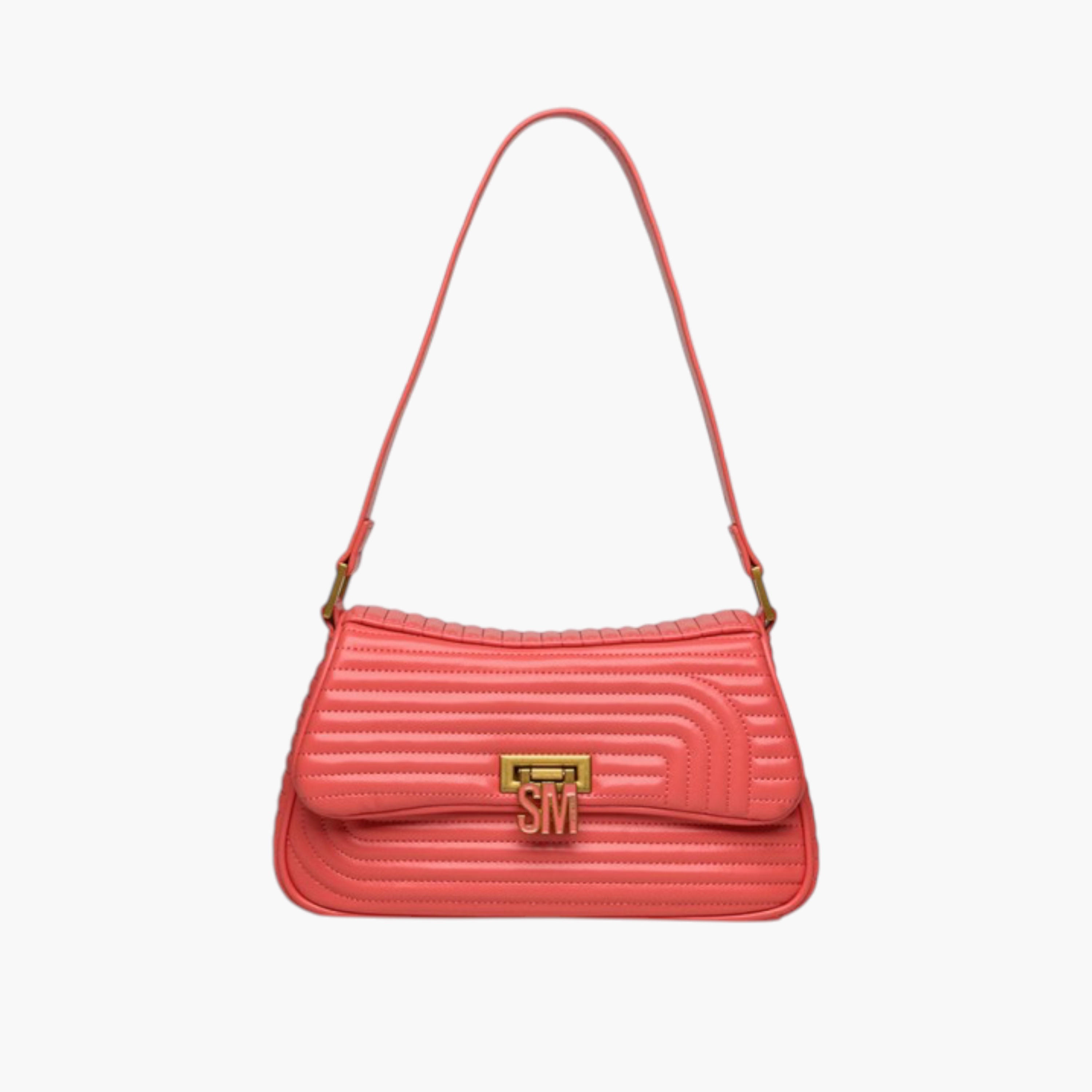 STEVE MADDEN Quilted Shoulder Bag with Flap Closure-women-bagsandwallets-handbags-image-1