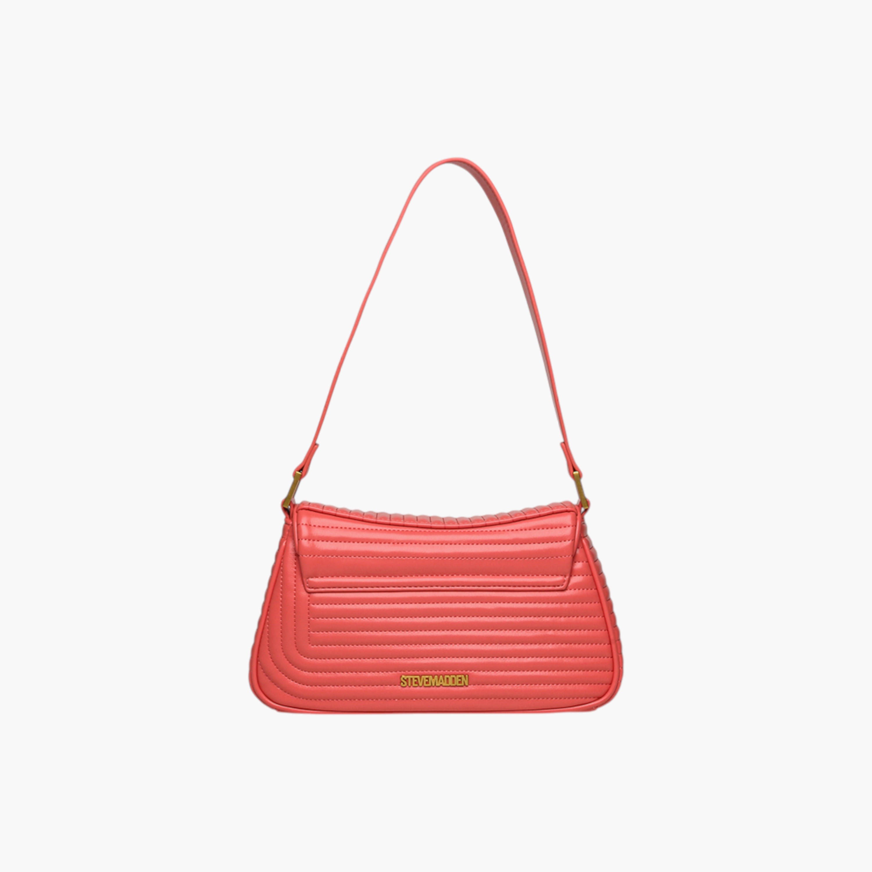 STEVE MADDEN Quilted Shoulder Bag with Flap Closure-women-bagsandwallets-handbags-image-2