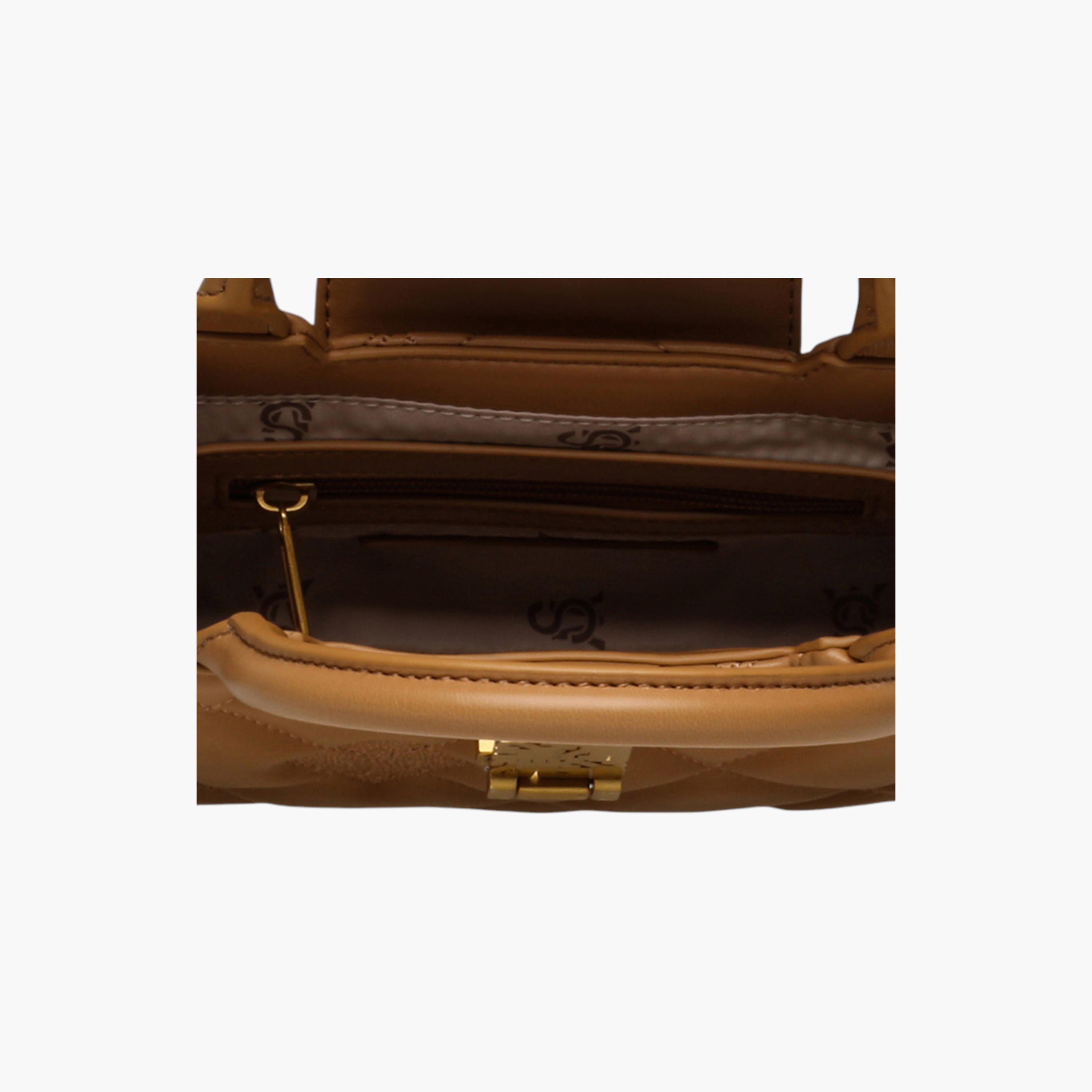 STEVE MADDEN Quilted Tote Bag with Grab Handle and Button Closure-women-bagsandwallets-handbags-image-3