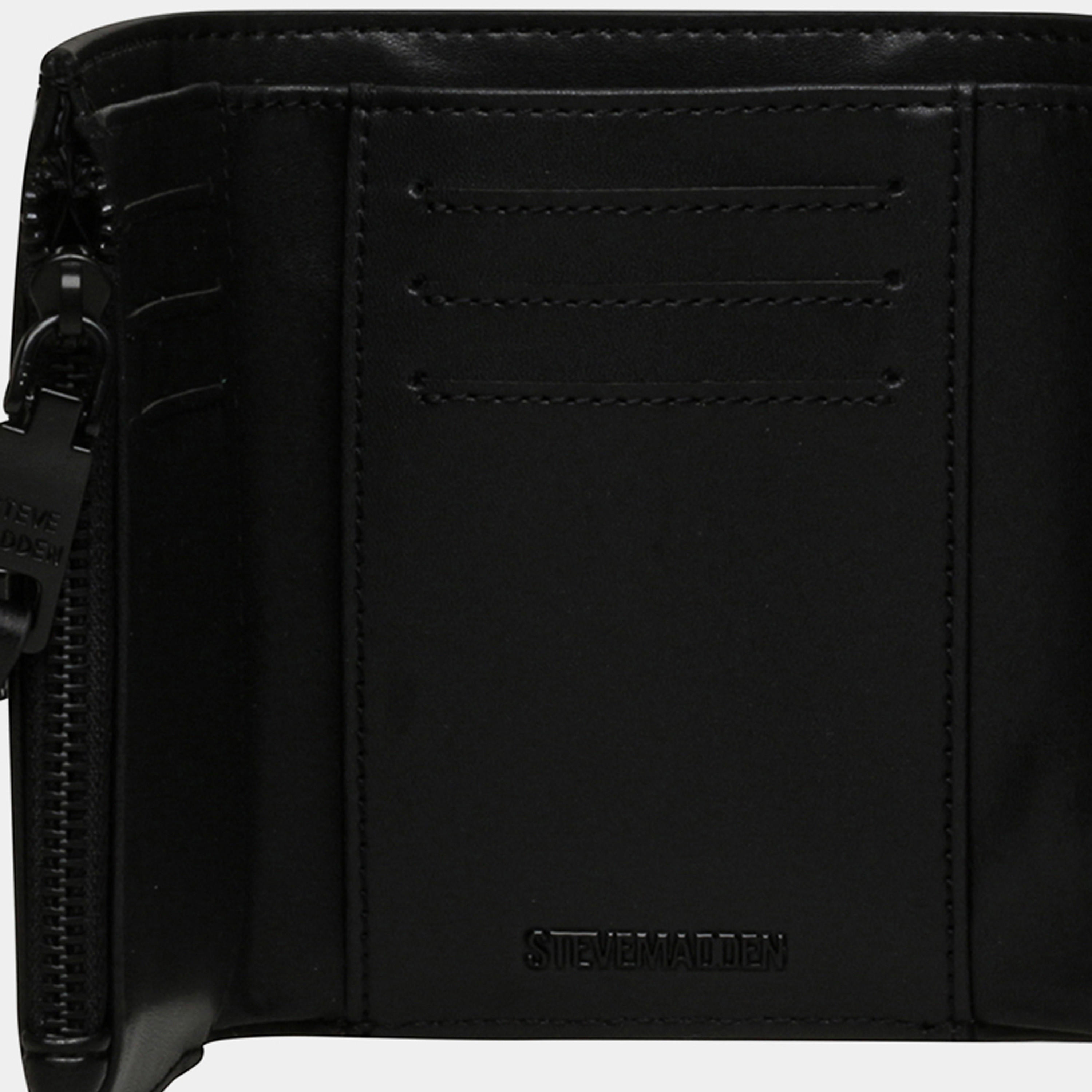STEVE MADDEN Solid Wallet with Twist Lock Closure-women-bagsandwallets-wallets-image-2