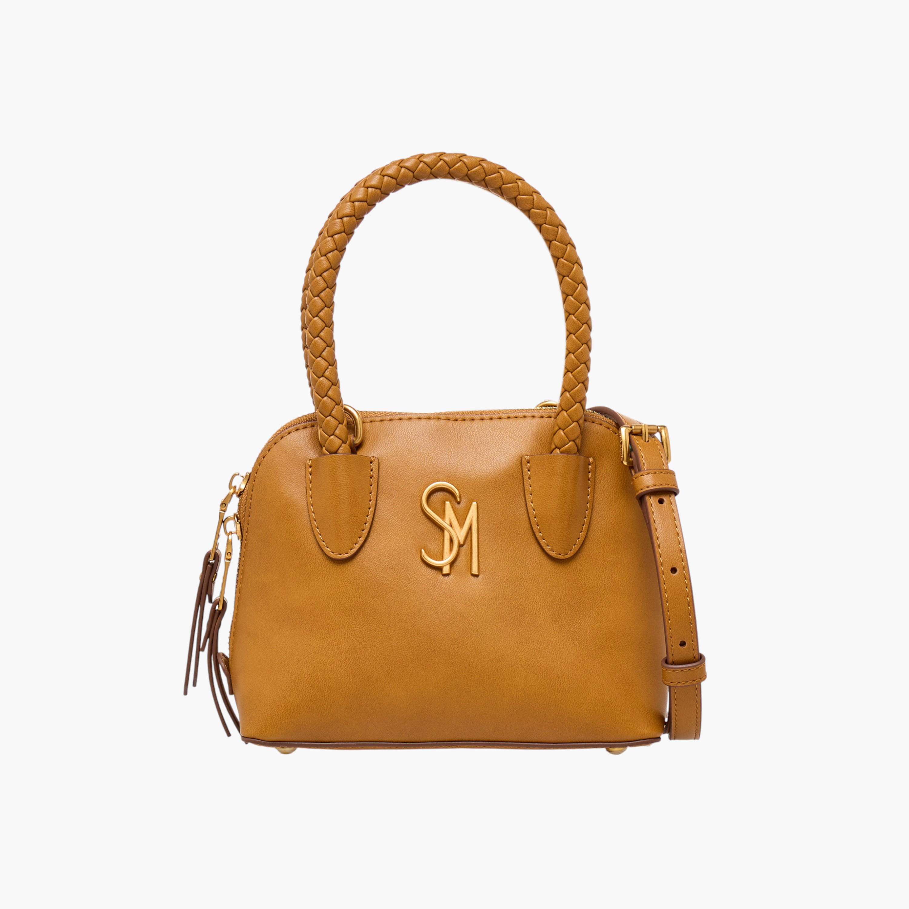 شنطة كروس بودي بمقبض مضفّر وسحاب إغلاق من ستيف مادن-women-bagsandwallets-handbags-image-1