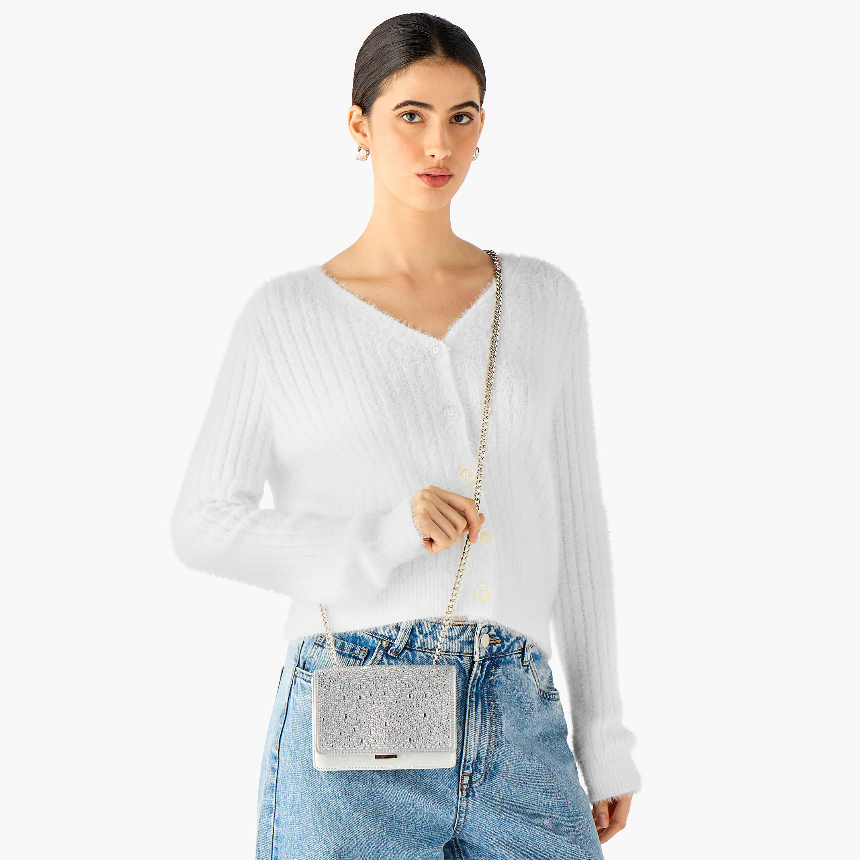 شنطة كروس بودي مزينة بحزام سلسلة من ستيف مادن-women-bagsandwallets-handbags-image-2