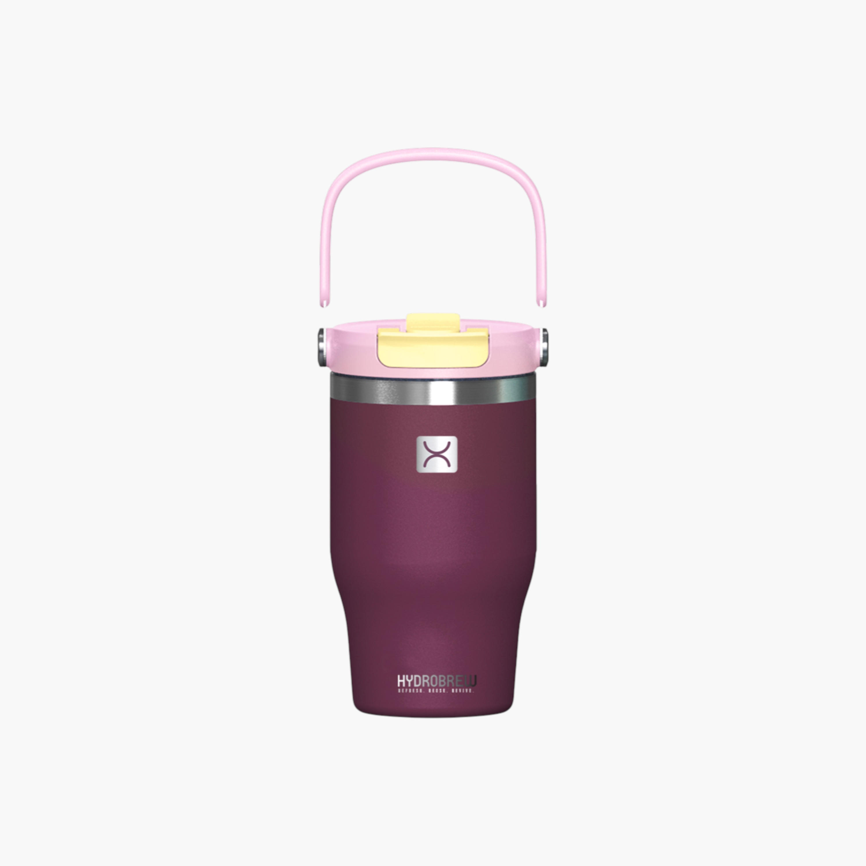 Hydrobrew Vacuum Insulated Sipper Tumbler with Handle - 500 ml-school-waterbottles-image-1
