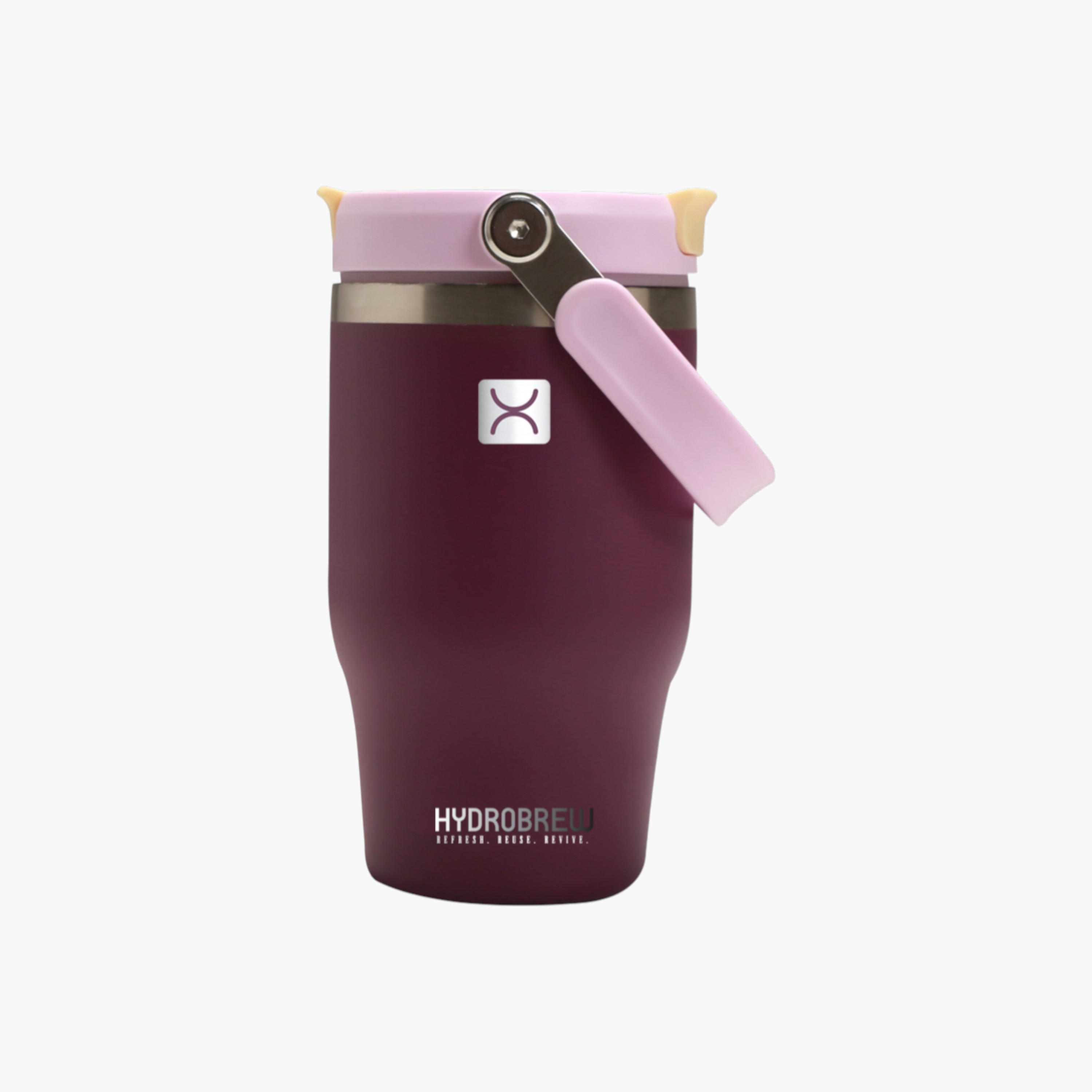 Hydrobrew Vacuum Insulated Sipper Tumbler with Handle - 500 ml-school-waterbottles-image-2