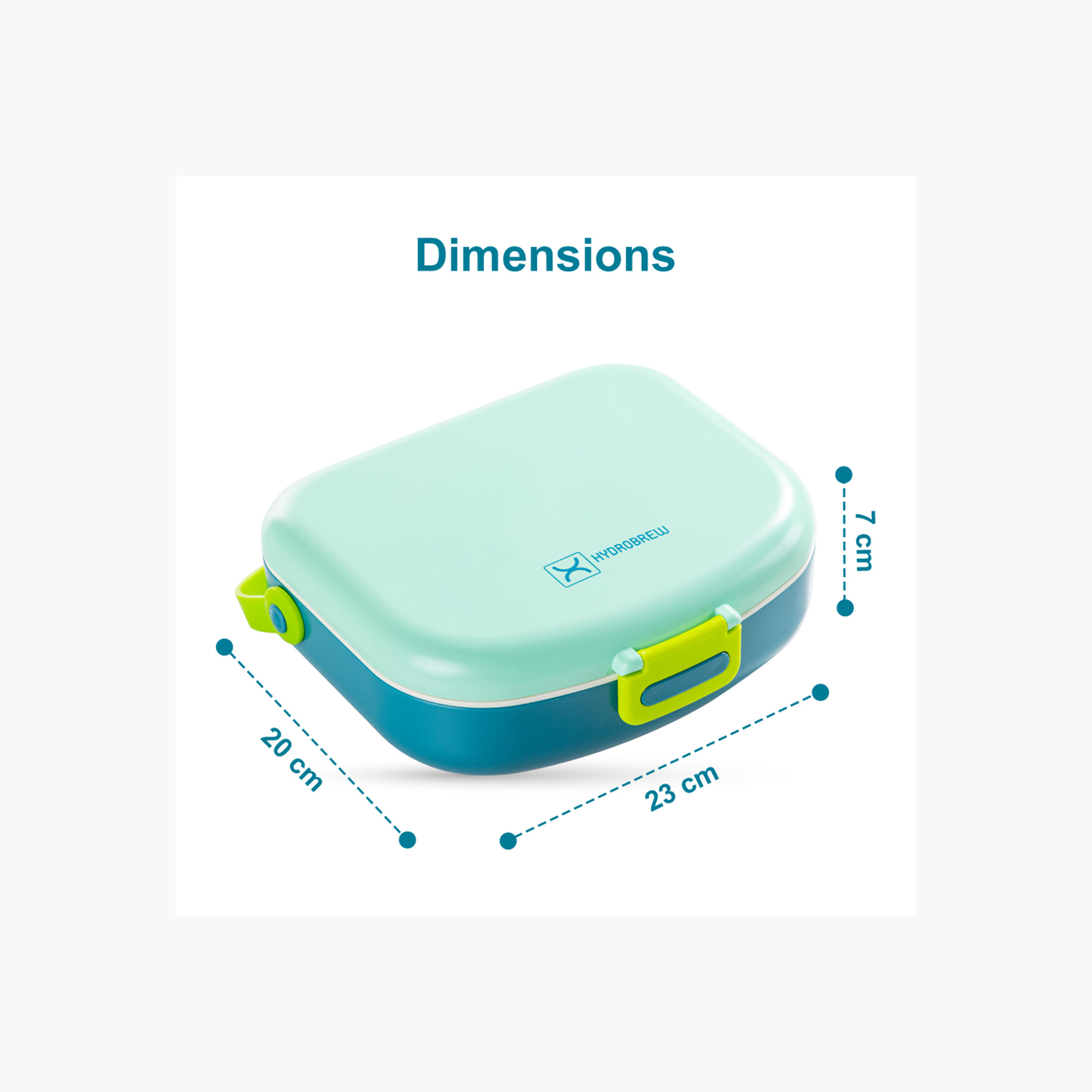 صندوق غداء بينتو سادة بـ4 أقسام مع ملعقة وشوكة من هيدروبرو-school-lunchessentials-lunchboxes-image-6