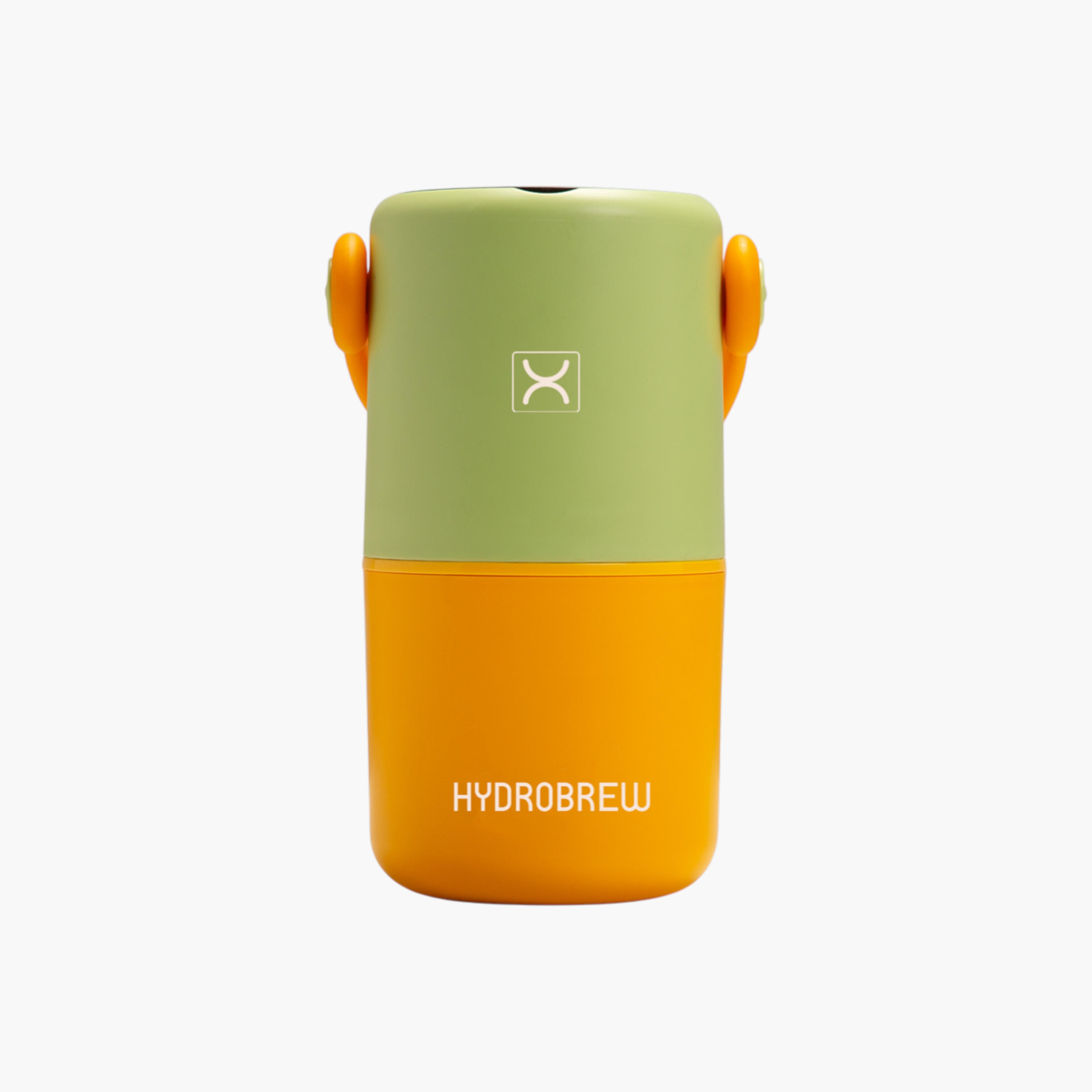 Hydrobrew 2-Tier Colourblock Stainless Steel Food Jar with Folding Spork-school-lunchessentials-lunchboxes-image-1