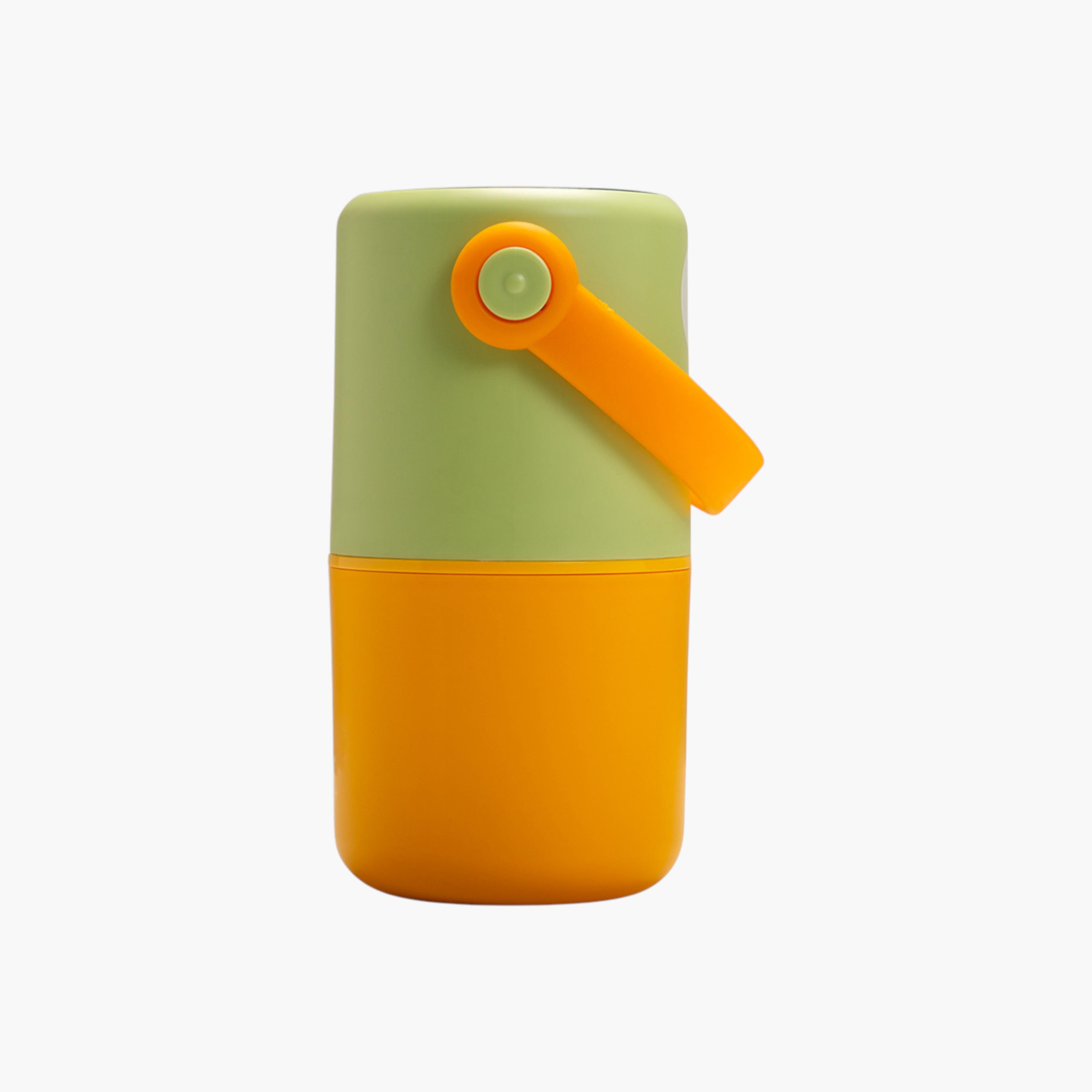 جرة طعام ستانلس ستيل بقوالب ملونة وطابقين مع شوكة قابلة للطي من هيدروبرو-school-lunchessentials-lunchboxes-image-7