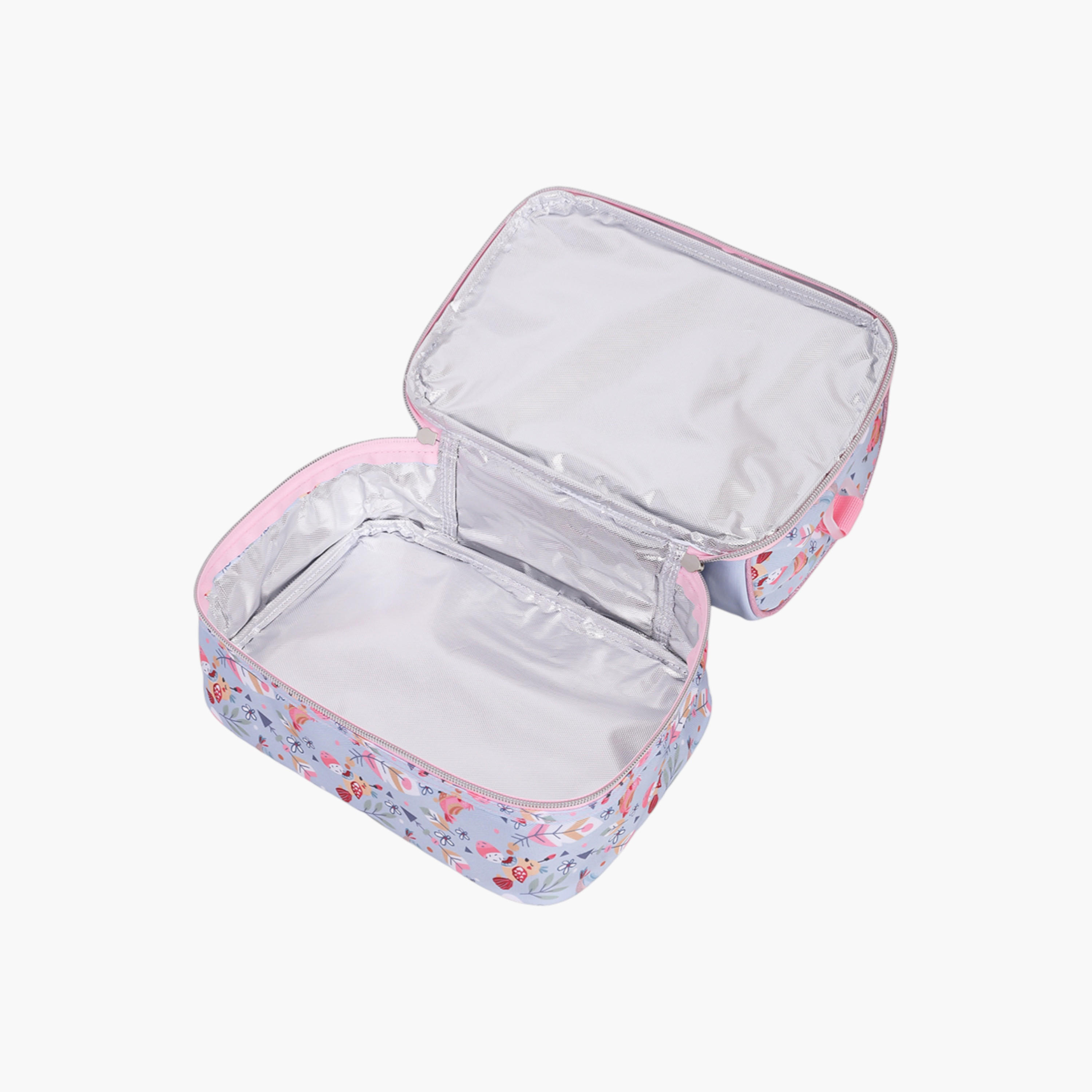 Eazy Kids Printed Lunch Bag with Zip Closure-school-lunchessentials-lunchbags-image-5