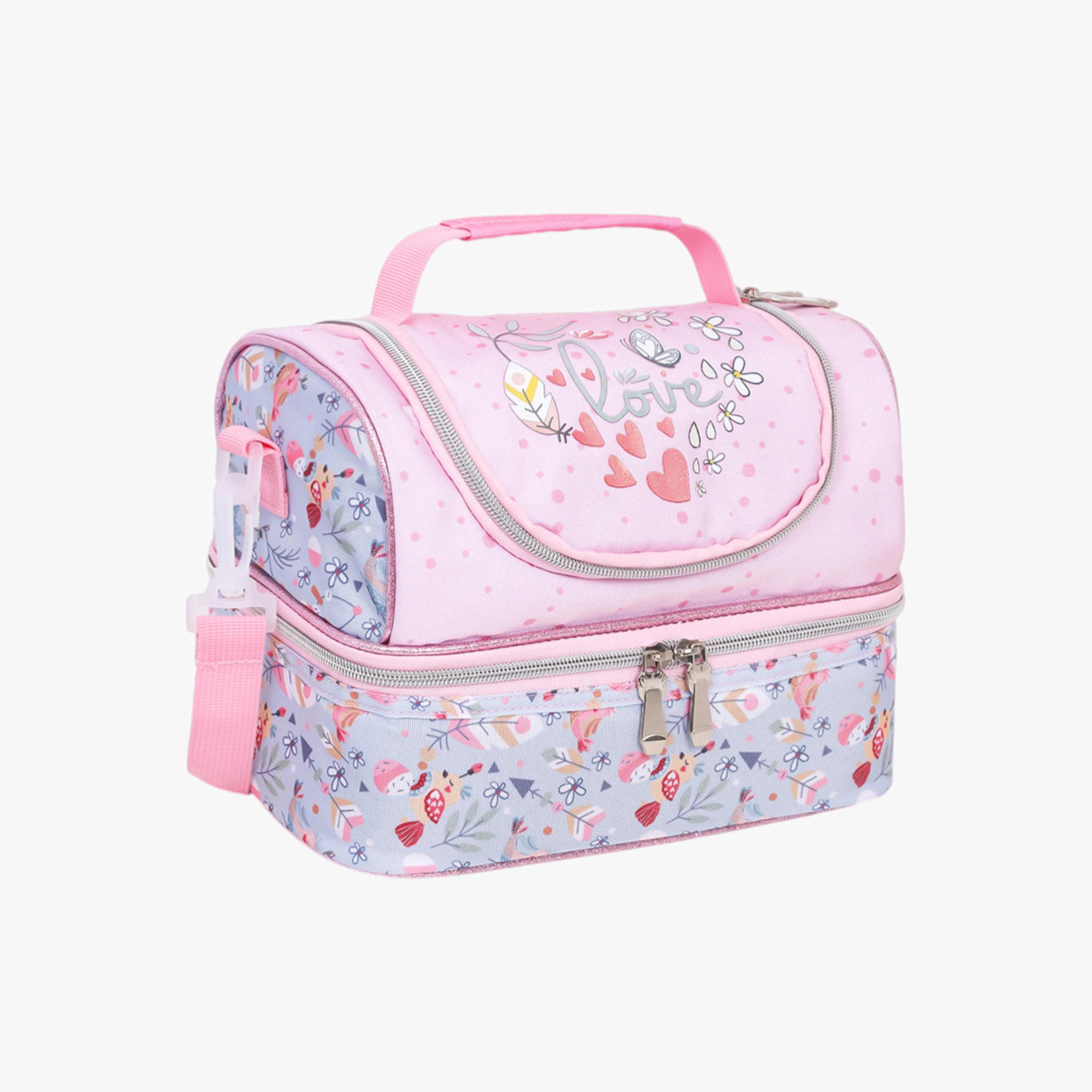 Eazy Kids Printed Lunch Bag with Zip Closure-school-lunchessentials-lunchbags-image-6