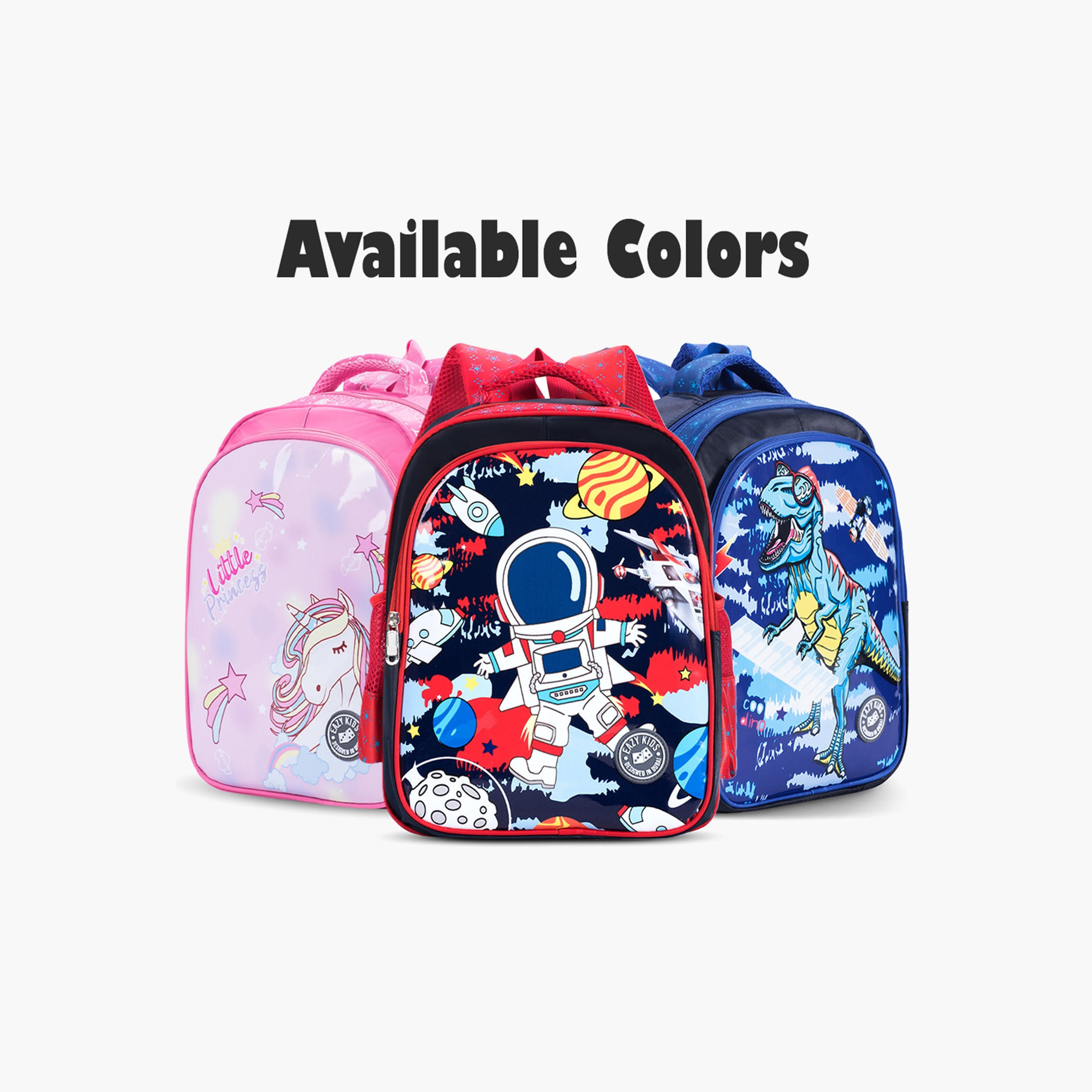 Eazy Kids Dinosaur Print Backpack with Adjustable Strap and Zip Closure - 26x12x30 cms-school-bagsandbackpacks-backpacks-image-2
